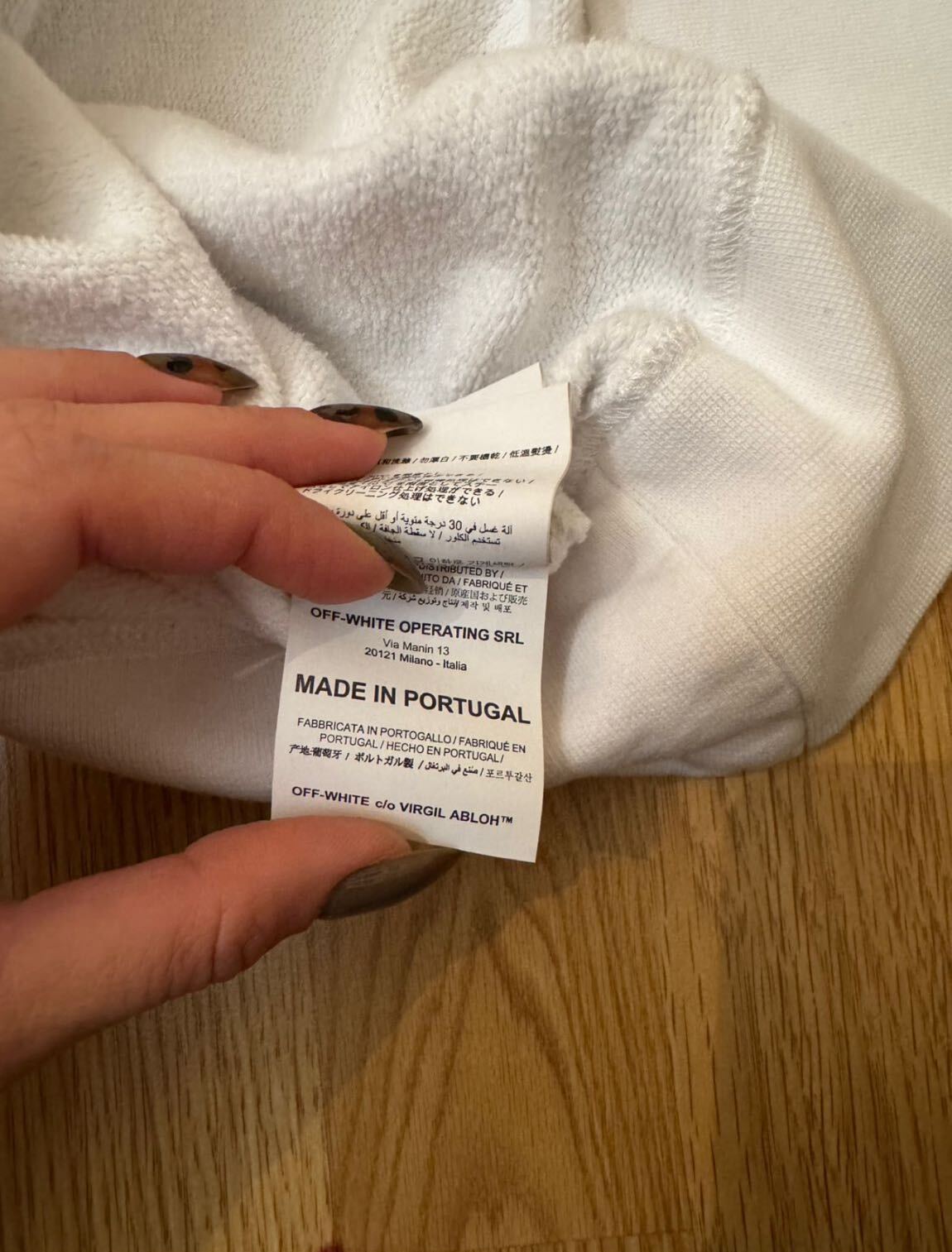 Off White Beyaz Sweatshirt — görsel 5/8