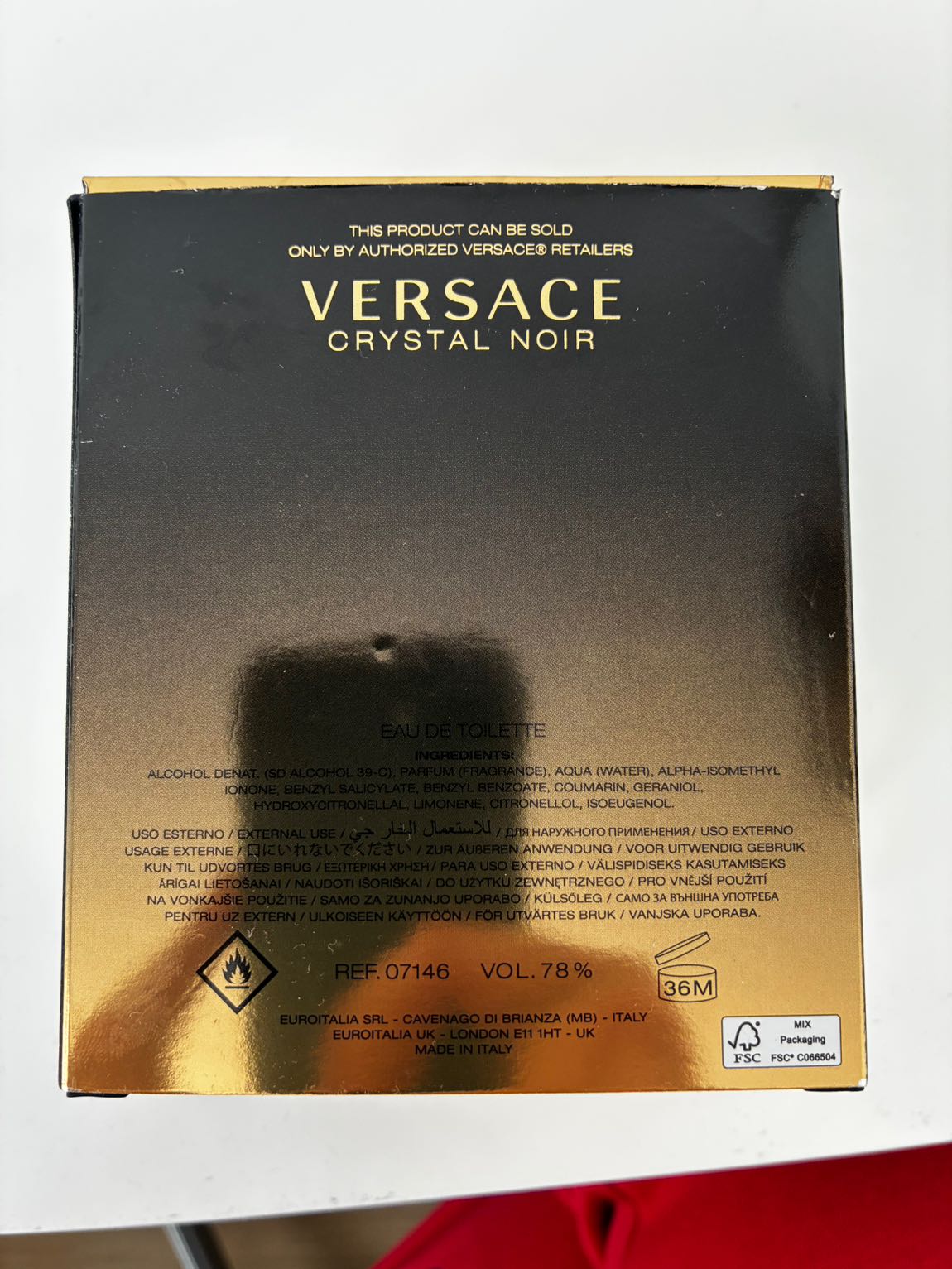 Versace Crystal Noir Parfüm — görsel 4/5