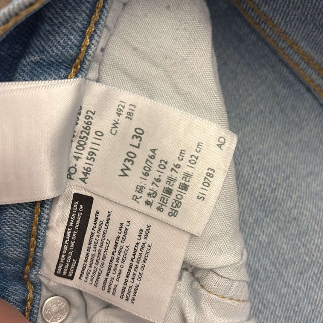 Levis 501 Jean Pantolon — görsel 4/6