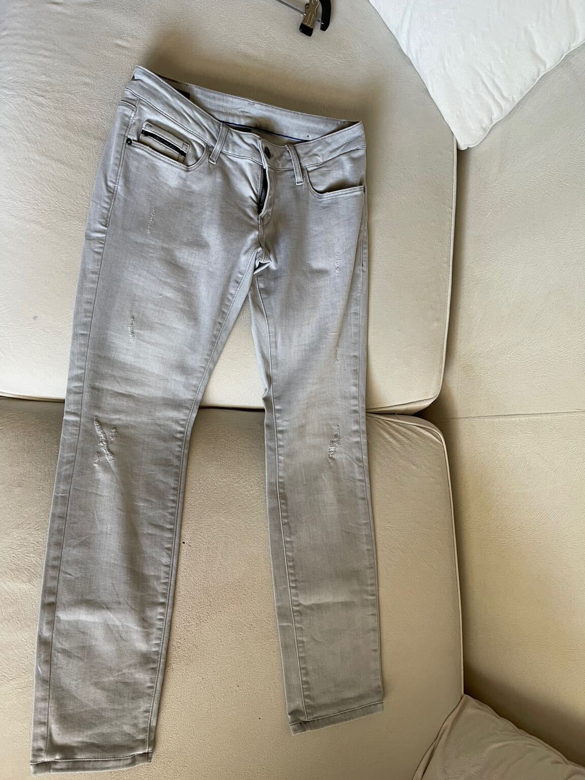 Calvin Klein Gri Jean Pantolon — görsel 2/4