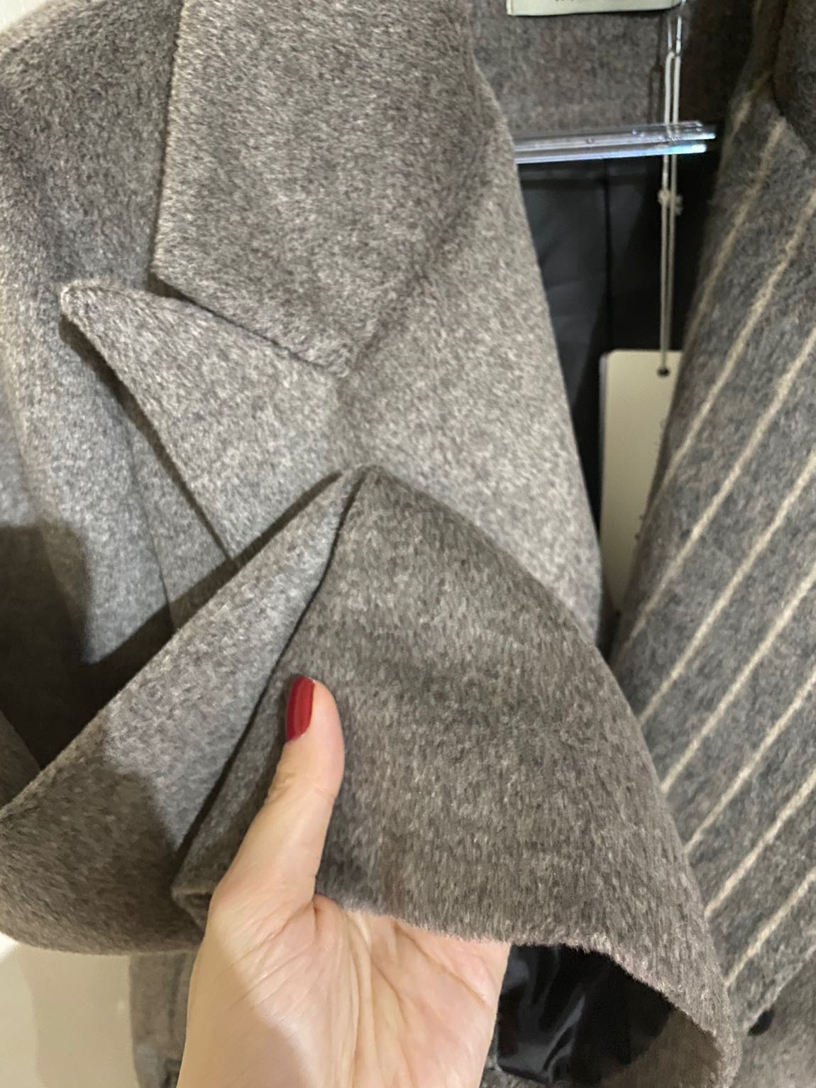 Kahverengi Kaşe Yün Kışlık Blazer — görsel 5/8