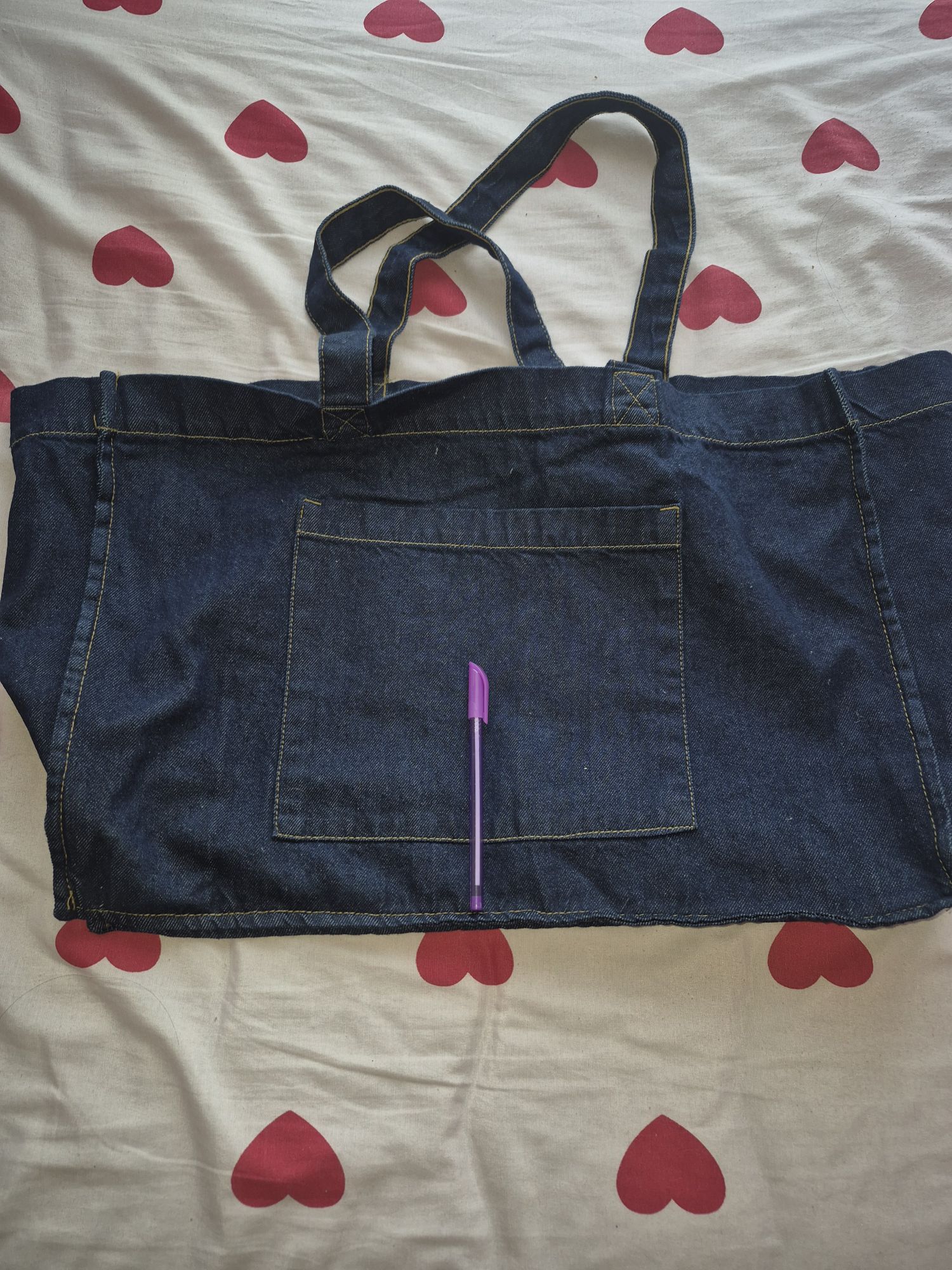 MANGO orjinal jean çanta — görsel 6/6