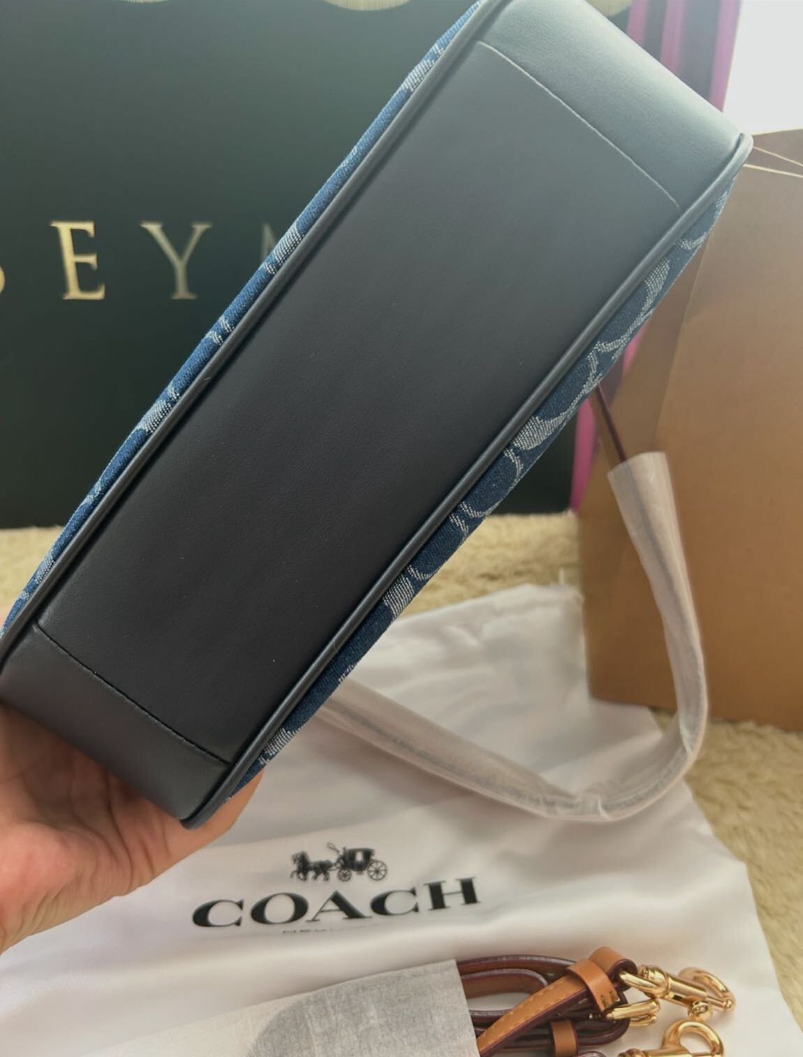 COACH Teri Shoulder Bag Denim — görsel 13/20