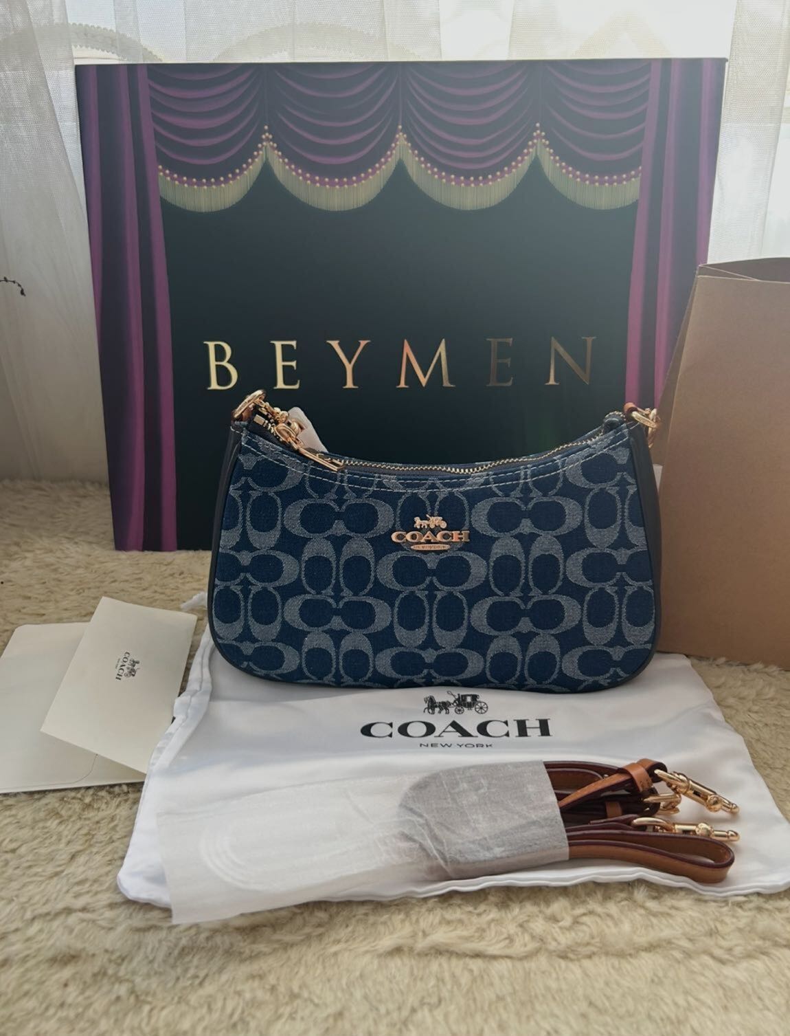 COACH Teri Shoulder Bag Denim — görsel 11/20
