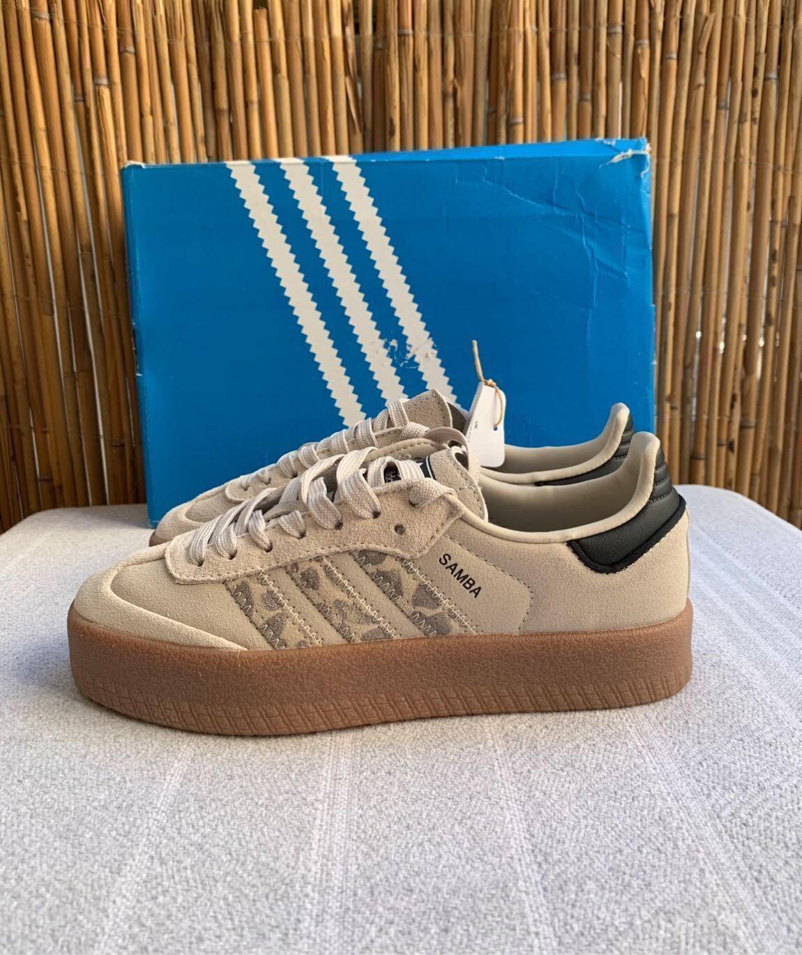 Adidas Sambae Leopard Off White — görsel 3/6