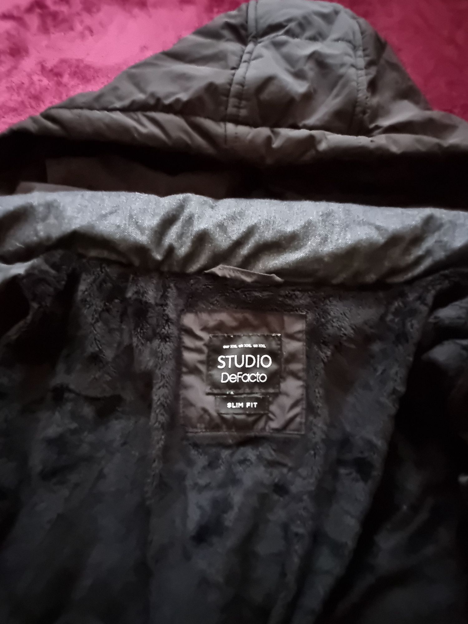 Defacto Studio XXL siyah Erkek şişme kab — görsel 7/8
