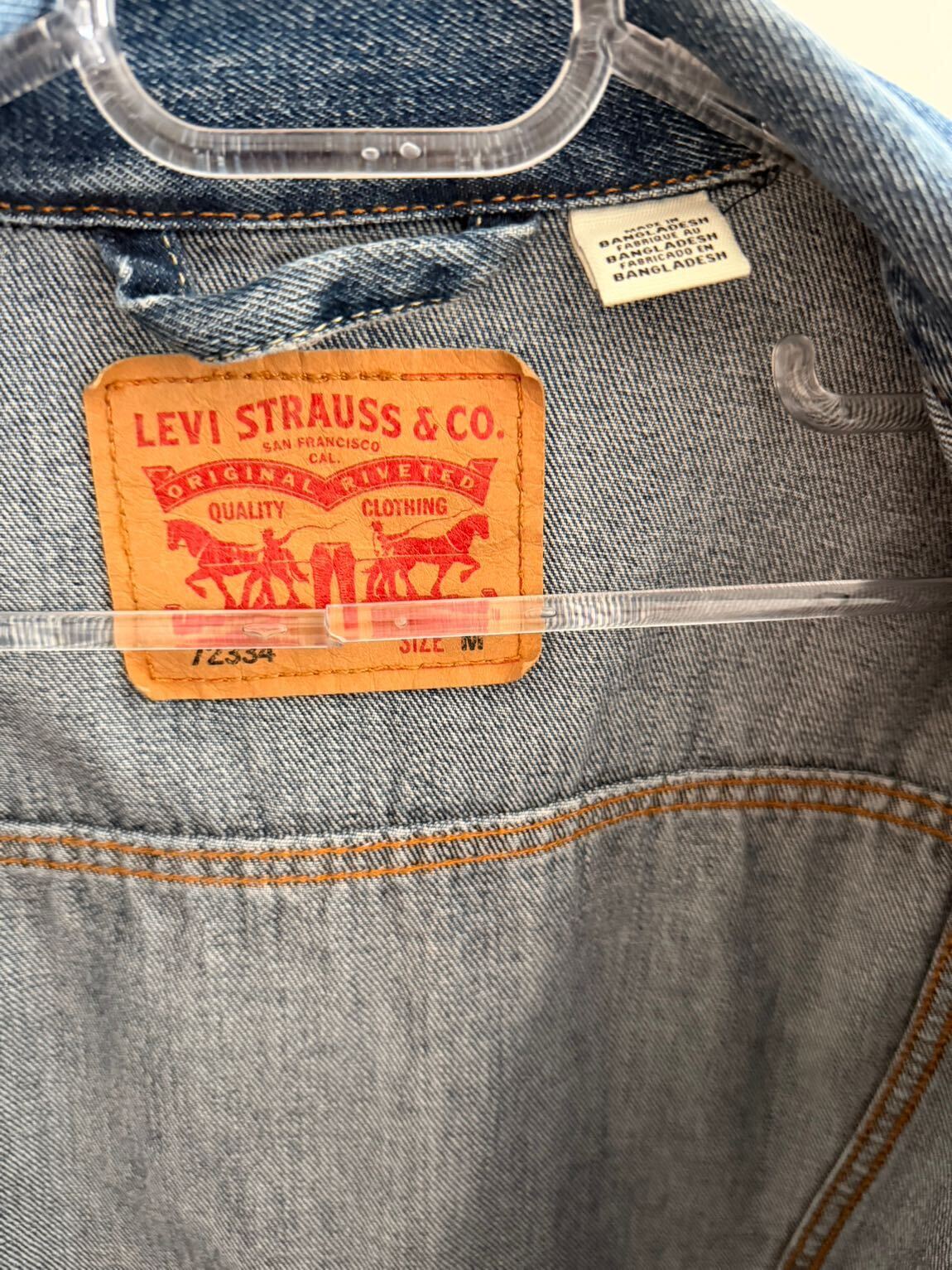 Levi's Kot Ceket Mavi Klasik Denim Ceket — görsel 3/5