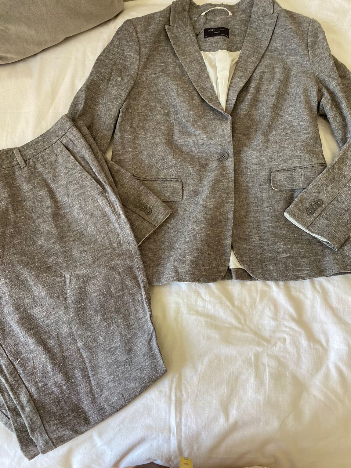 Marks&Spencer Gri Blazer Ceket — görsel 5/5