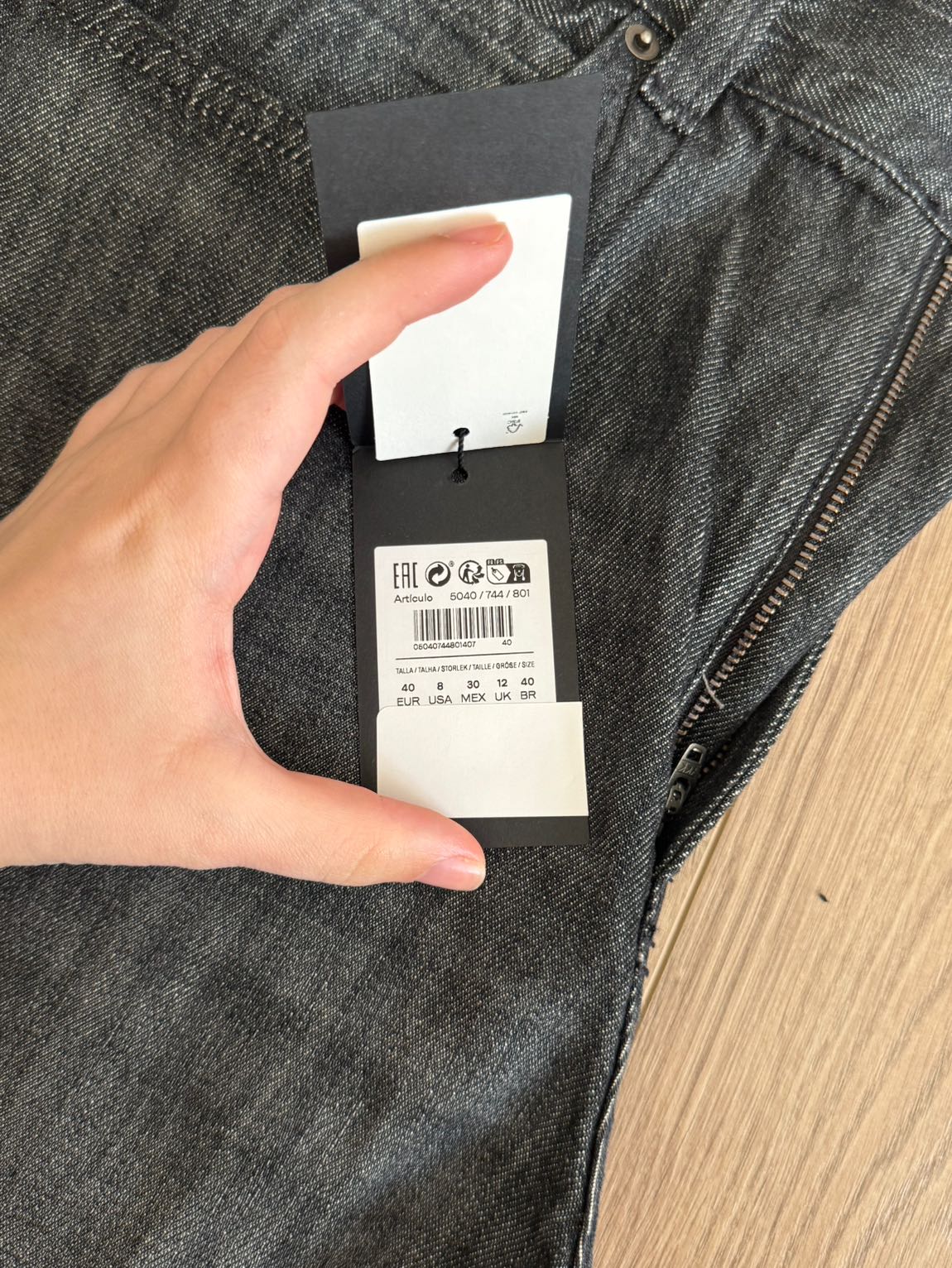 Massimo Dutti Wide Leg Jean — görsel 3/3