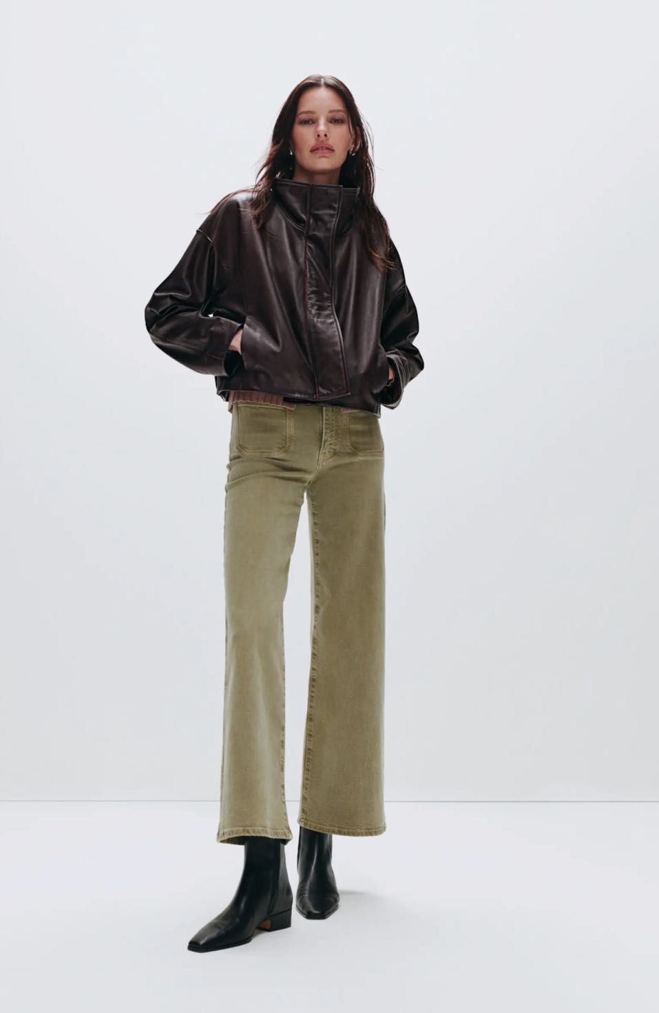 Frame Denim Le Slim Palazzo Cepli Jean — görsel 3/8