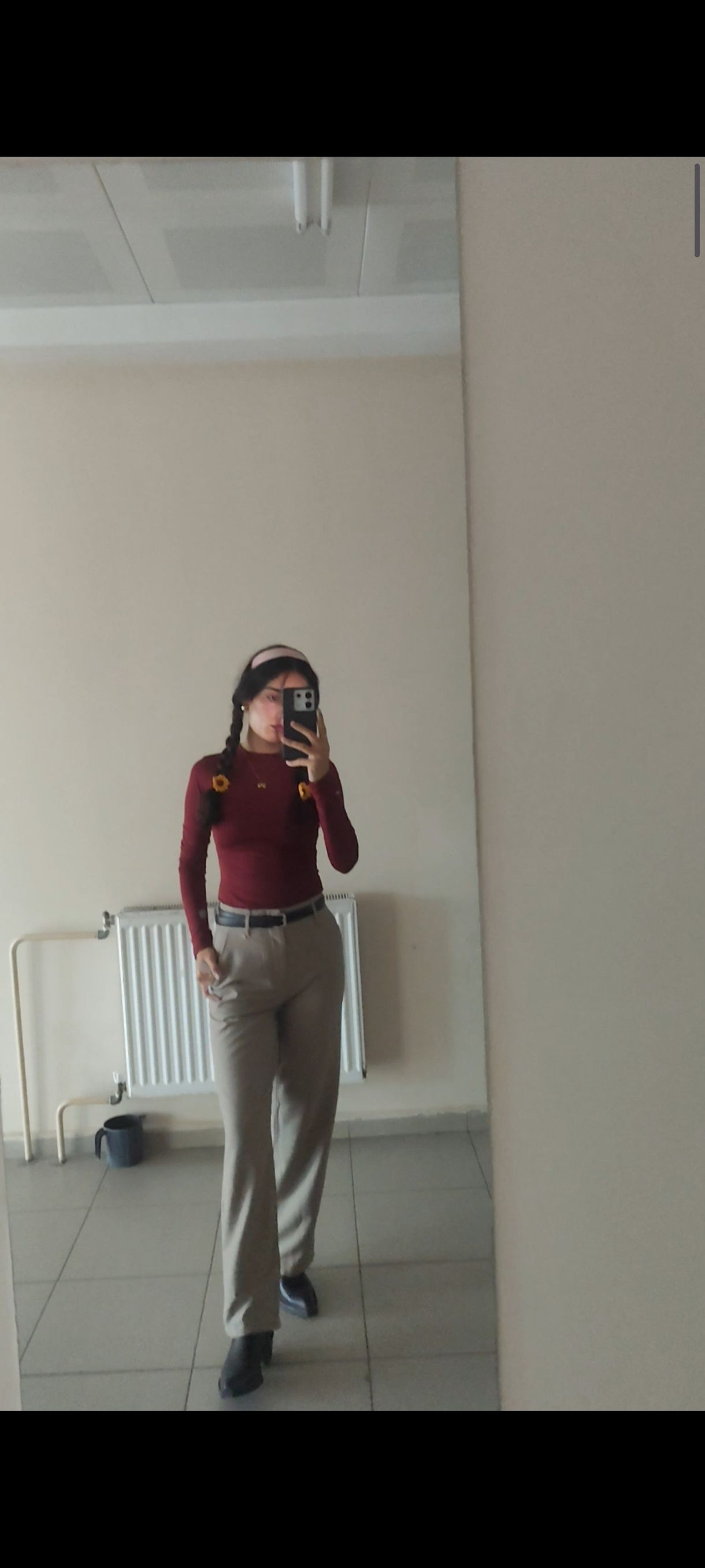 Stradivarius straight kumaş pantolon — görsel 5/5
