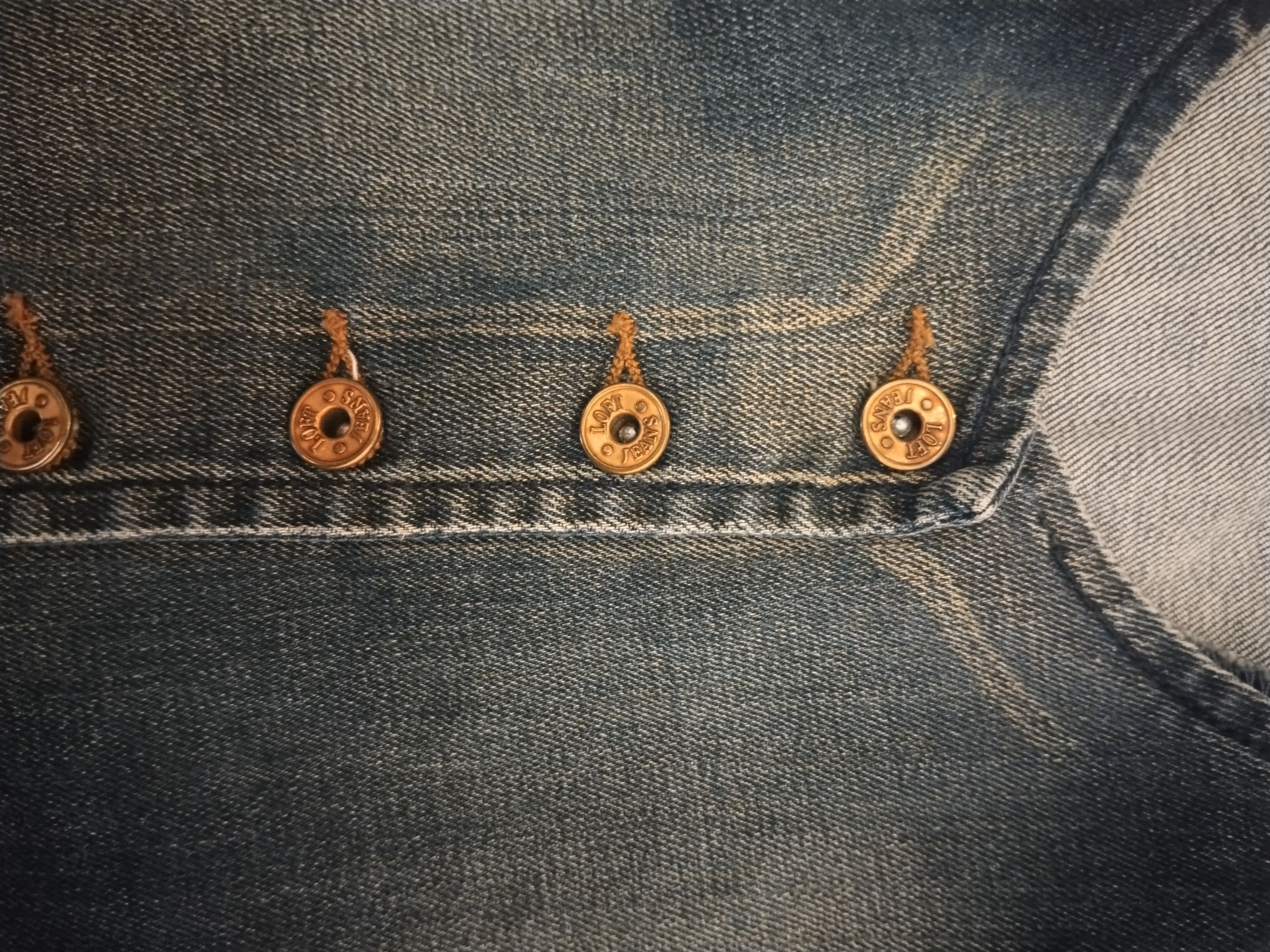 Loft Y2k denim yelek — görsel 6/7