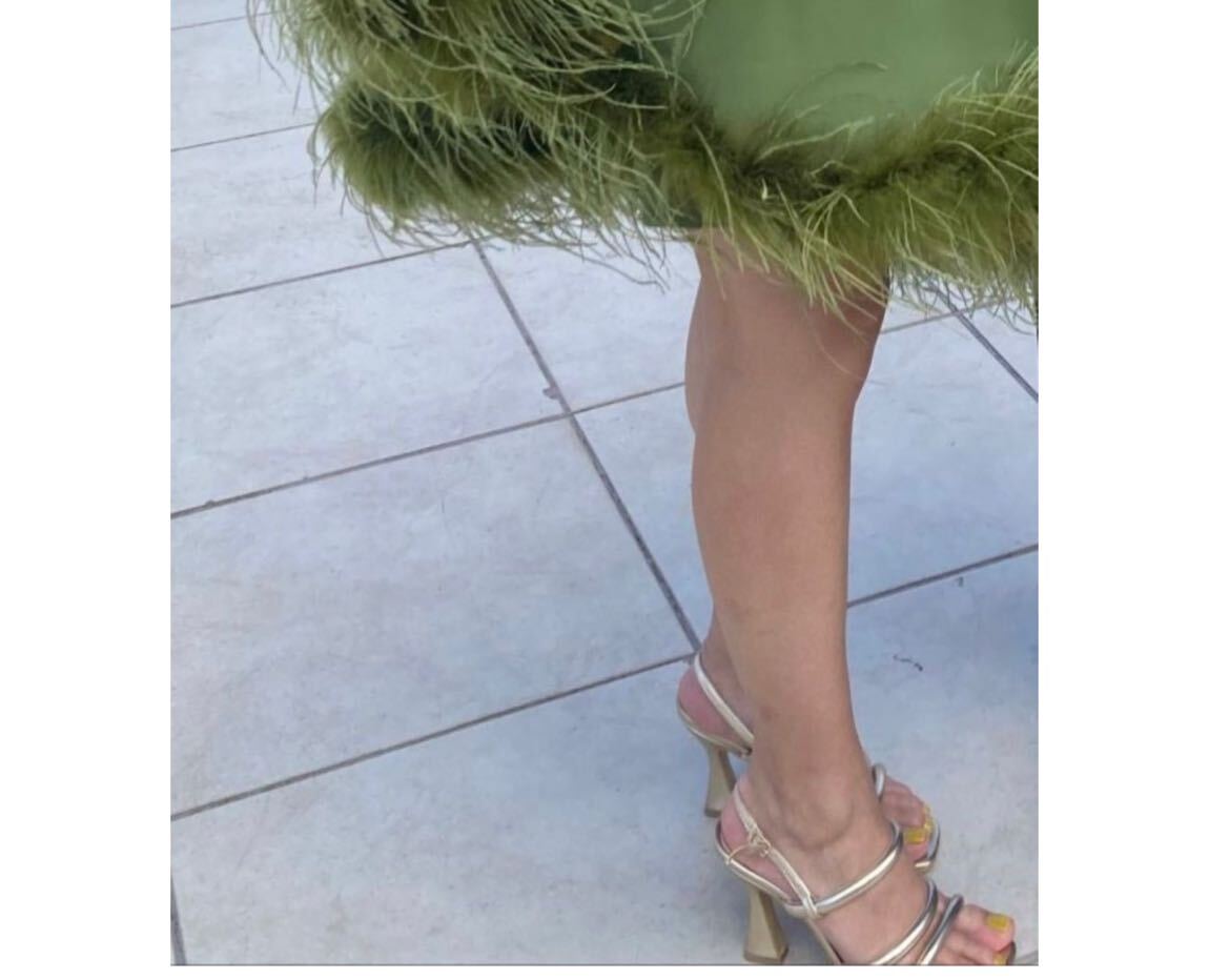 Gold nine west topuklu ayakkabı — görsel 3/3