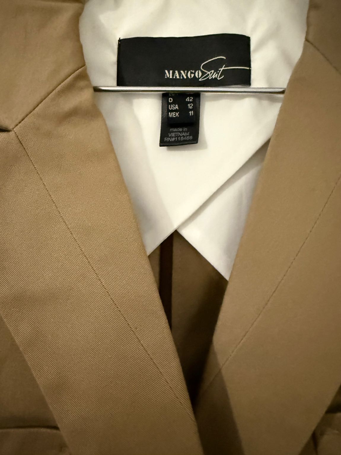 Mango Krem Ceket — görsel 3/5