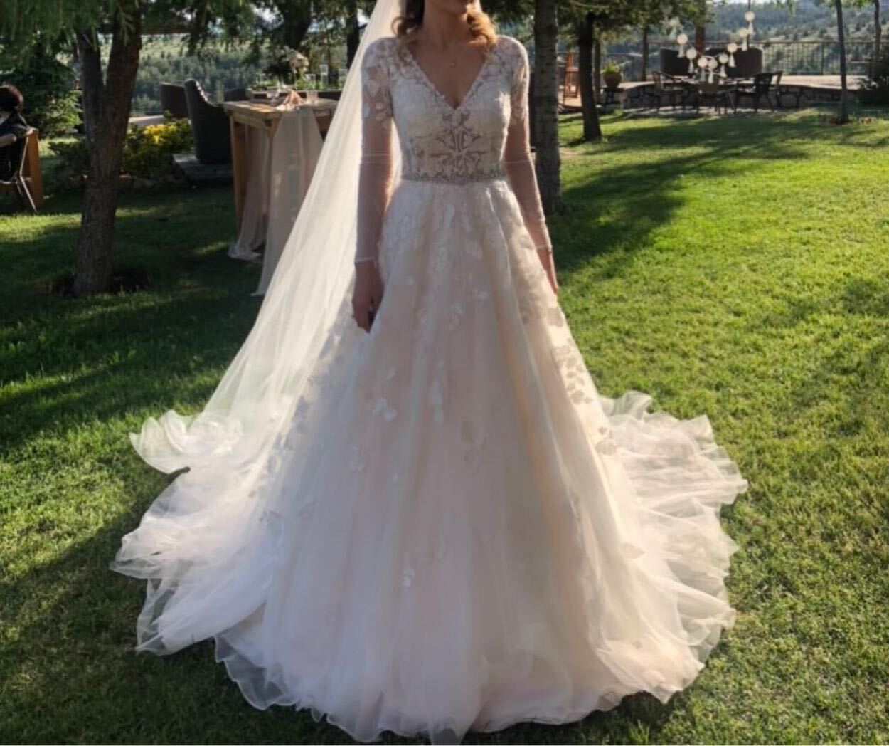 VIOLACHAN PEONY Dantel İşlemeli Gelinlik — görsel 4/6