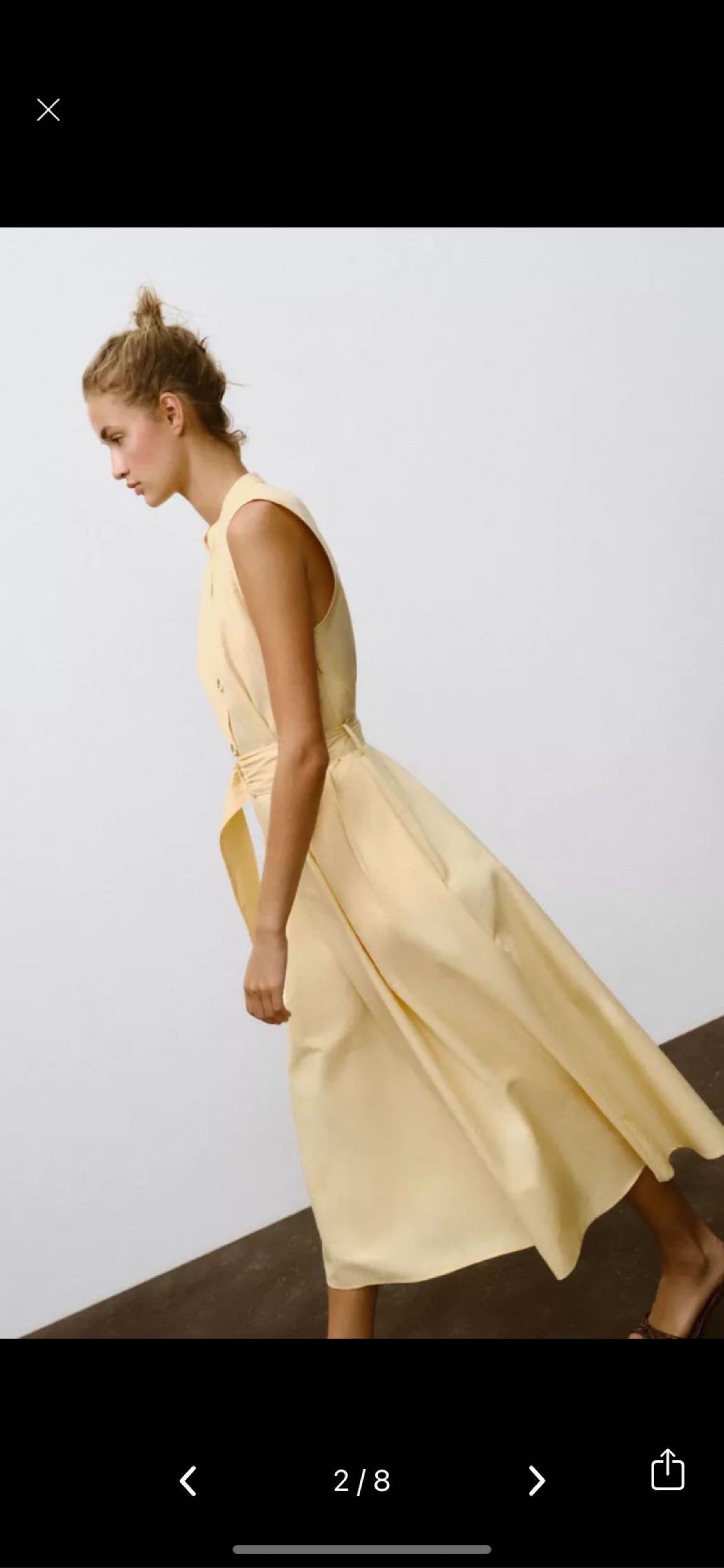 Zara midi elbise — görsel 6/8