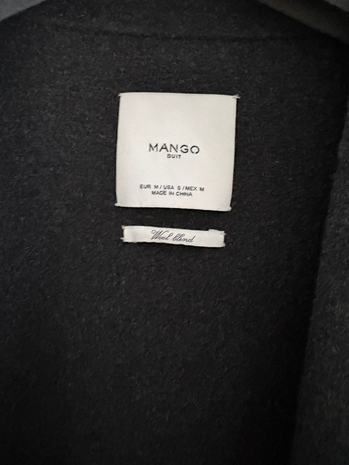 Mango astarsız yünlü palto — görsel 6/7