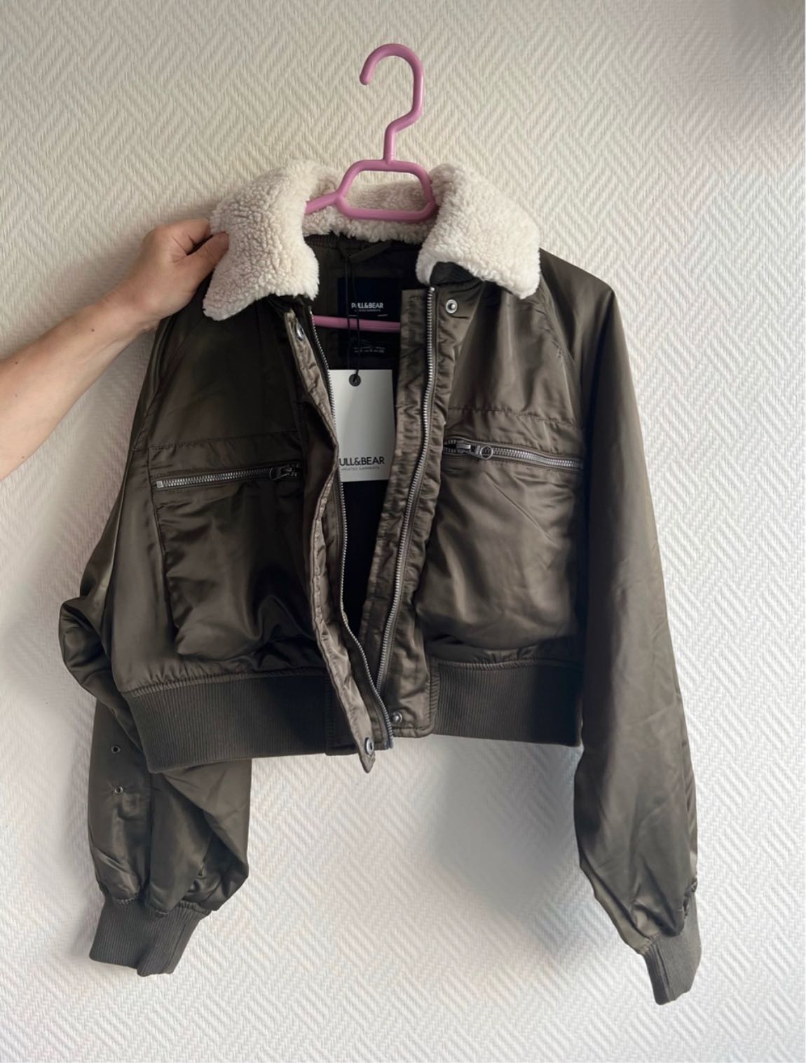 pull and bear şişme pilot bomber ceket — görsel 5/6