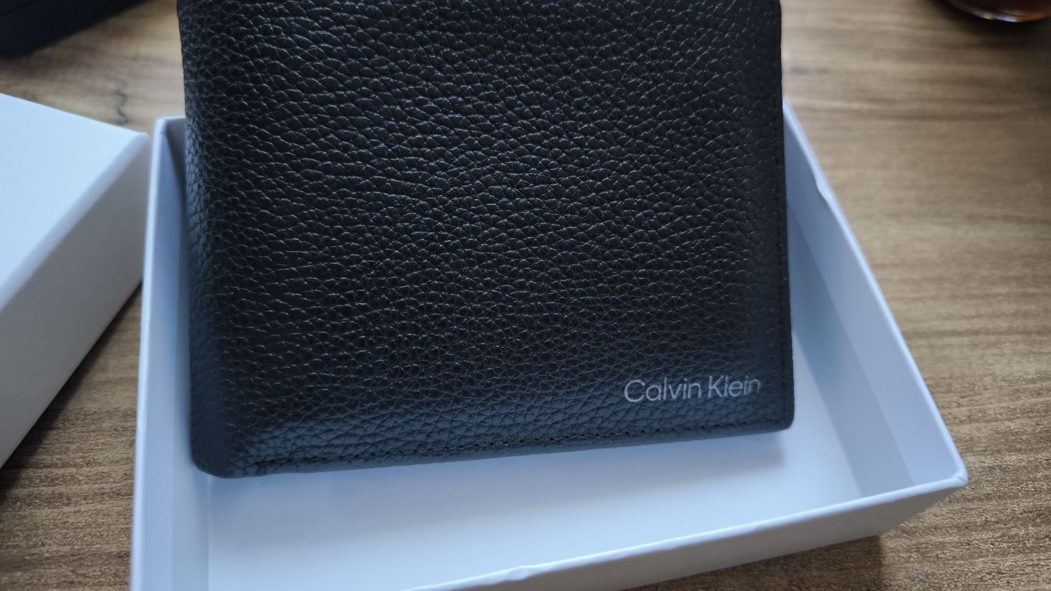 Calvin Klein Siyah Deri Cüzdan — görsel 2/5