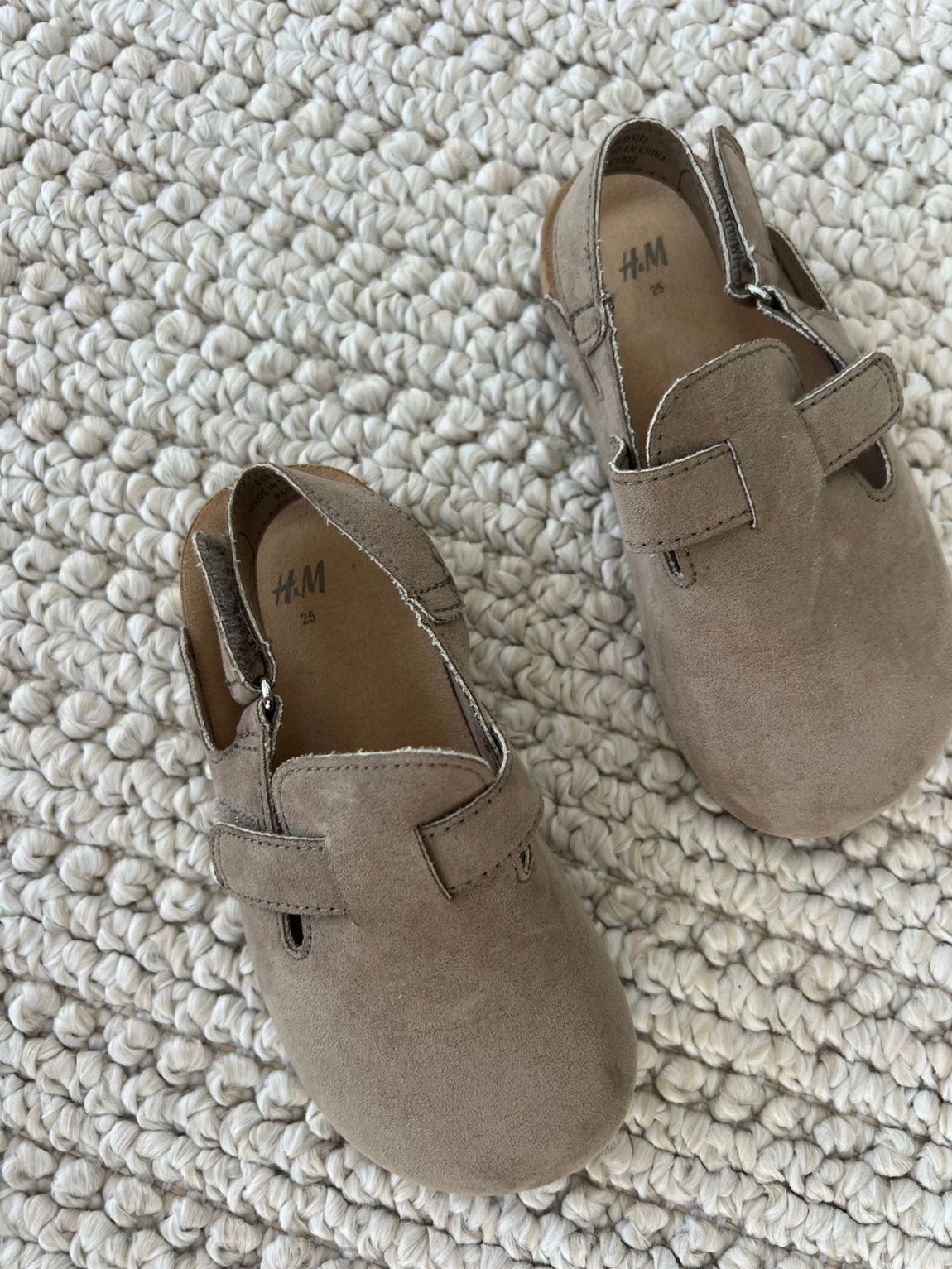H&M süet çocuk sabo — görsel 4/5