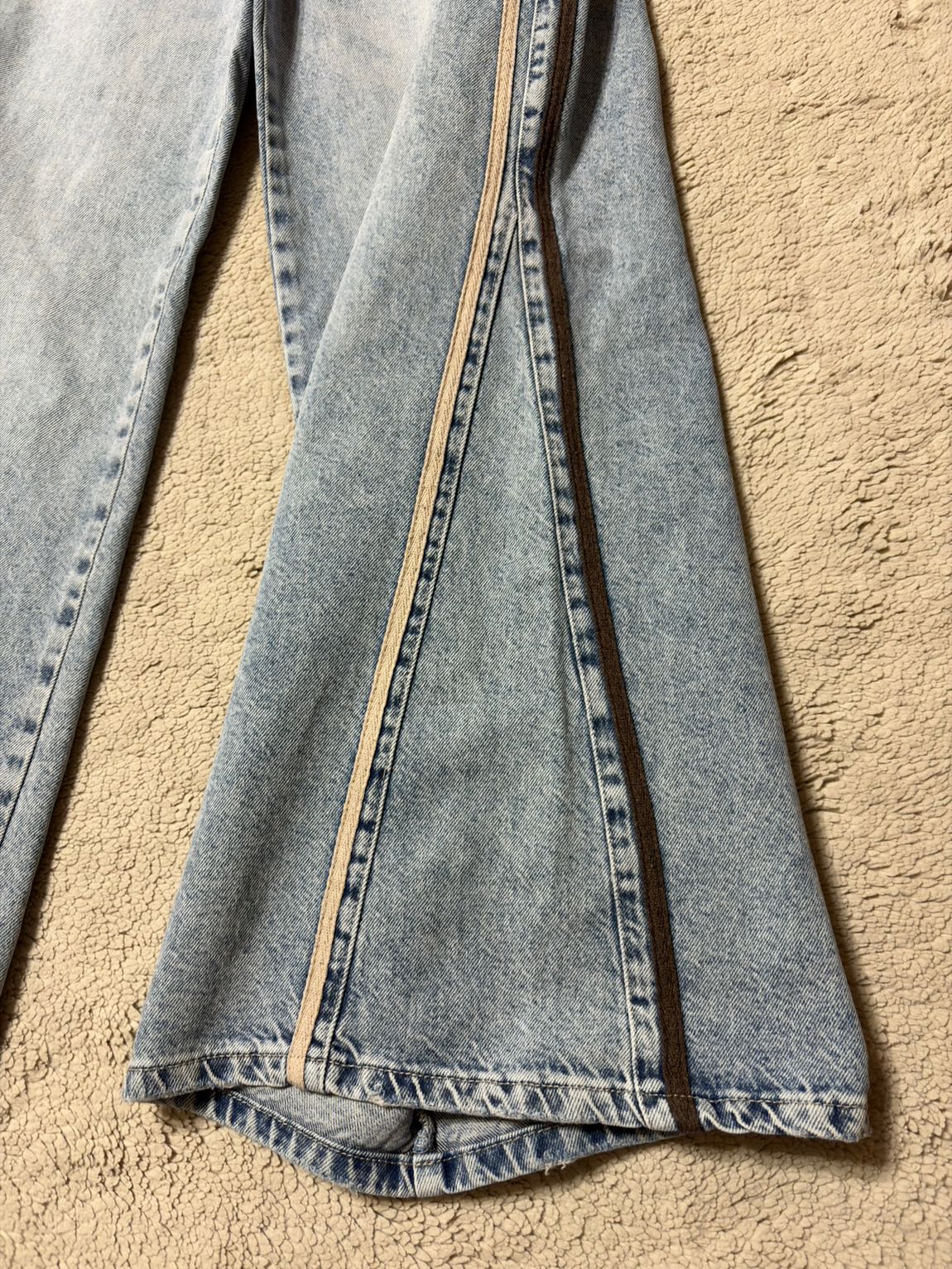 Vintage İt’s Basic Geniş Paça Denim Jean — görsel 3/7