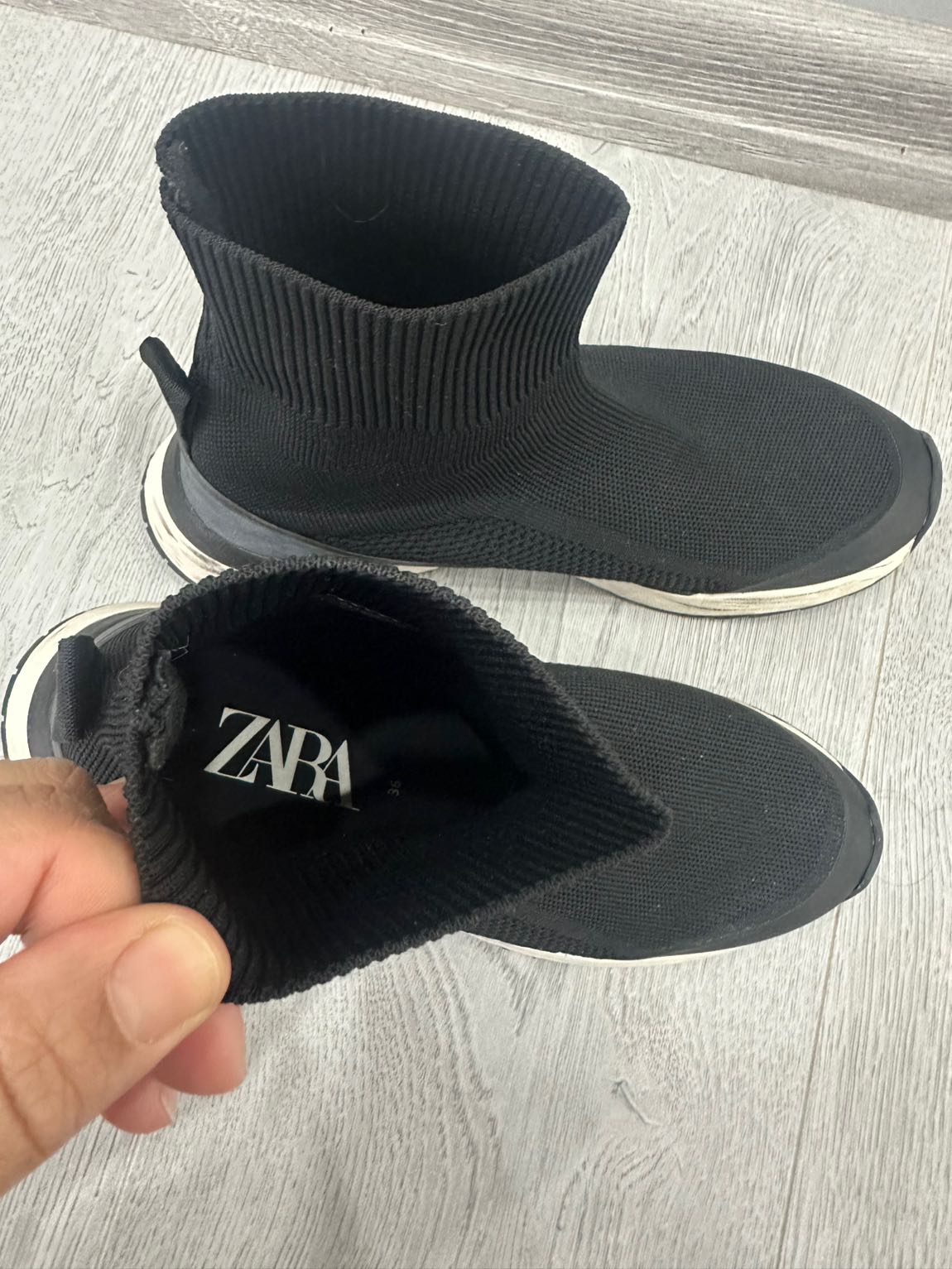 Zara Çorap Model Bilekli Spor Ayakkabı — görsel 6/8