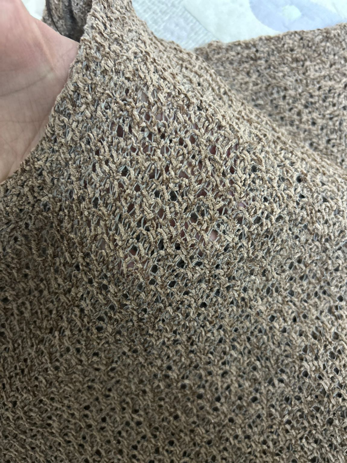 Batik S beden örgü kısa kollu üst — görsel 3/5
