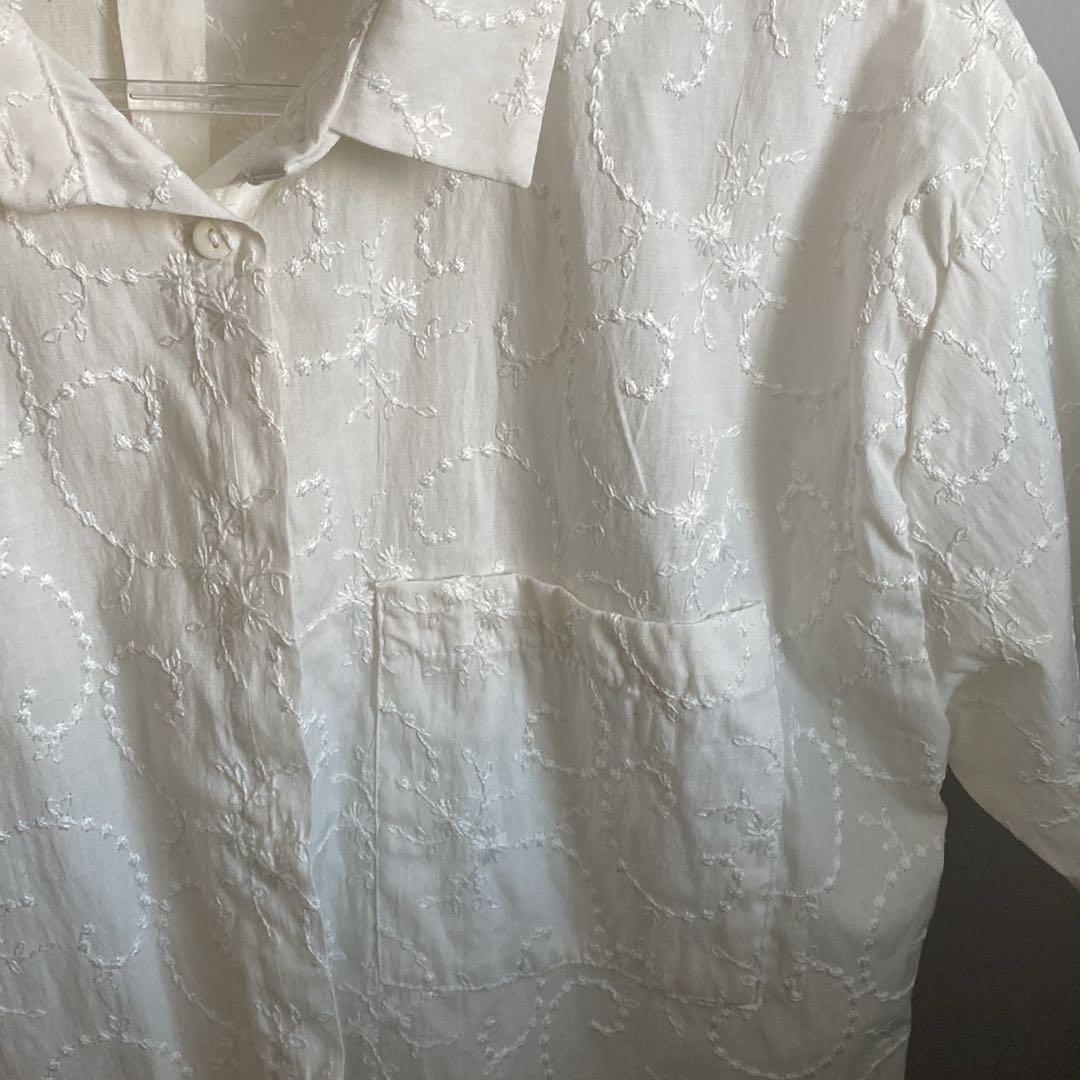 Cream Rouge Kısa Kollu Gömlek — görsel 3/8