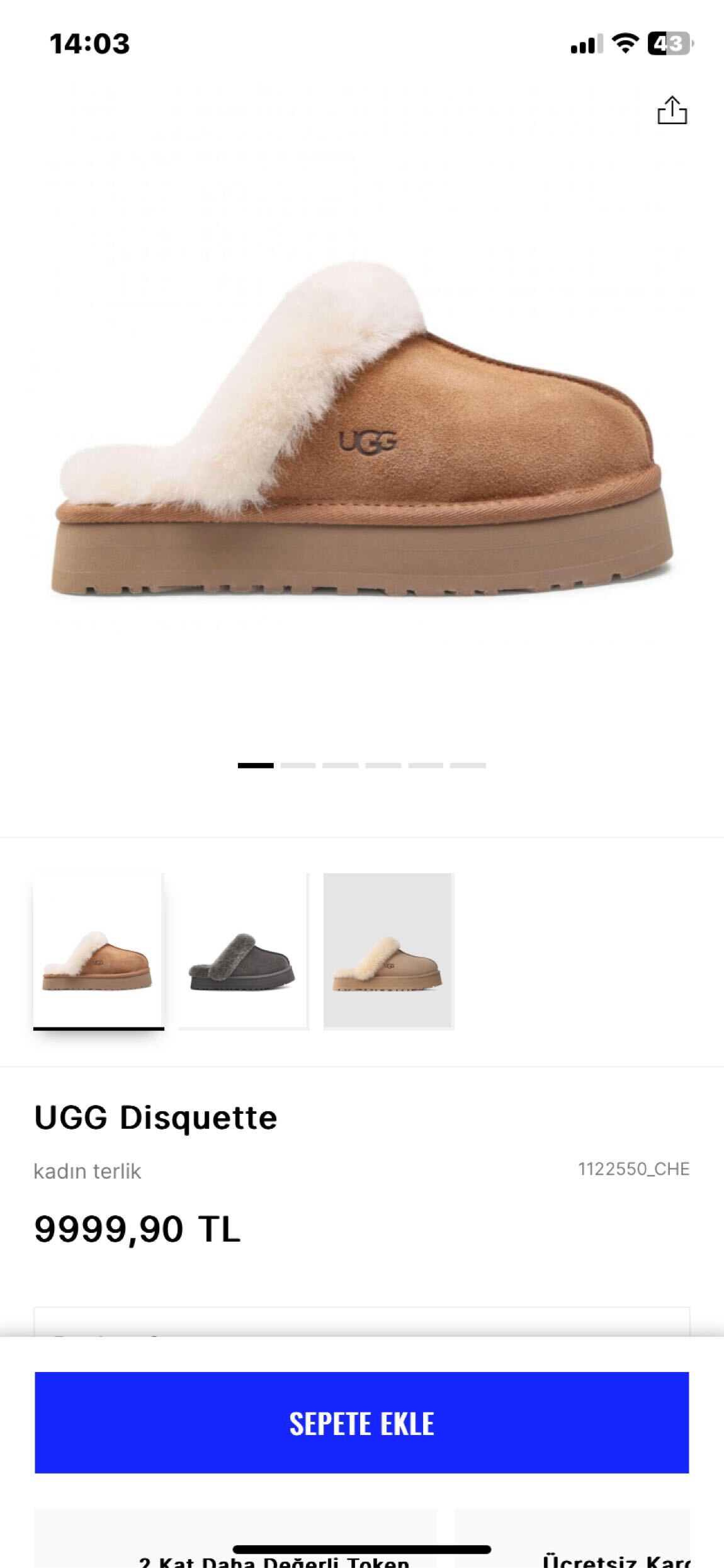 Ugg Taba Panduf — görsel 8/8