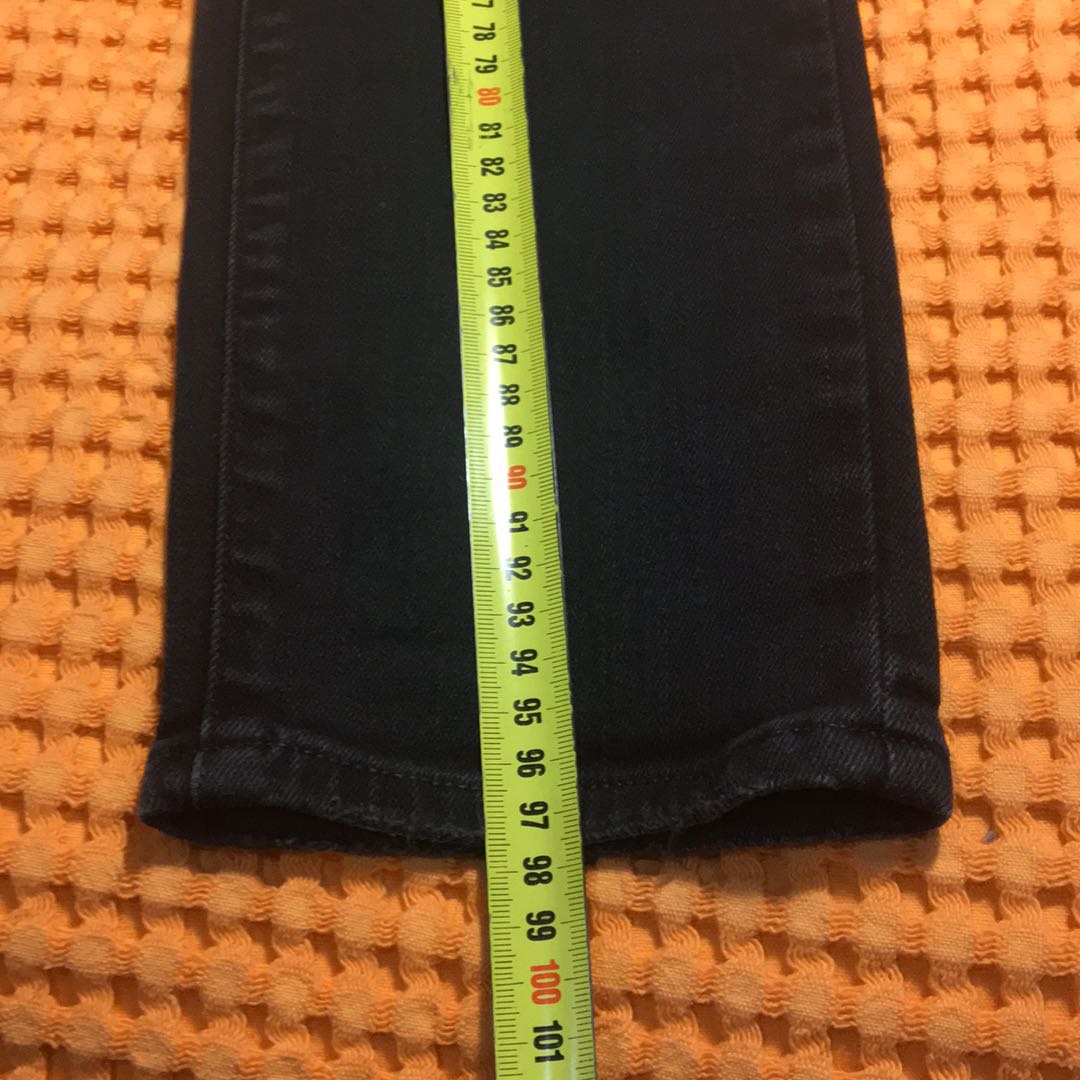 Siyah Yüksek Bel Jean Pa — görsel 2/8
