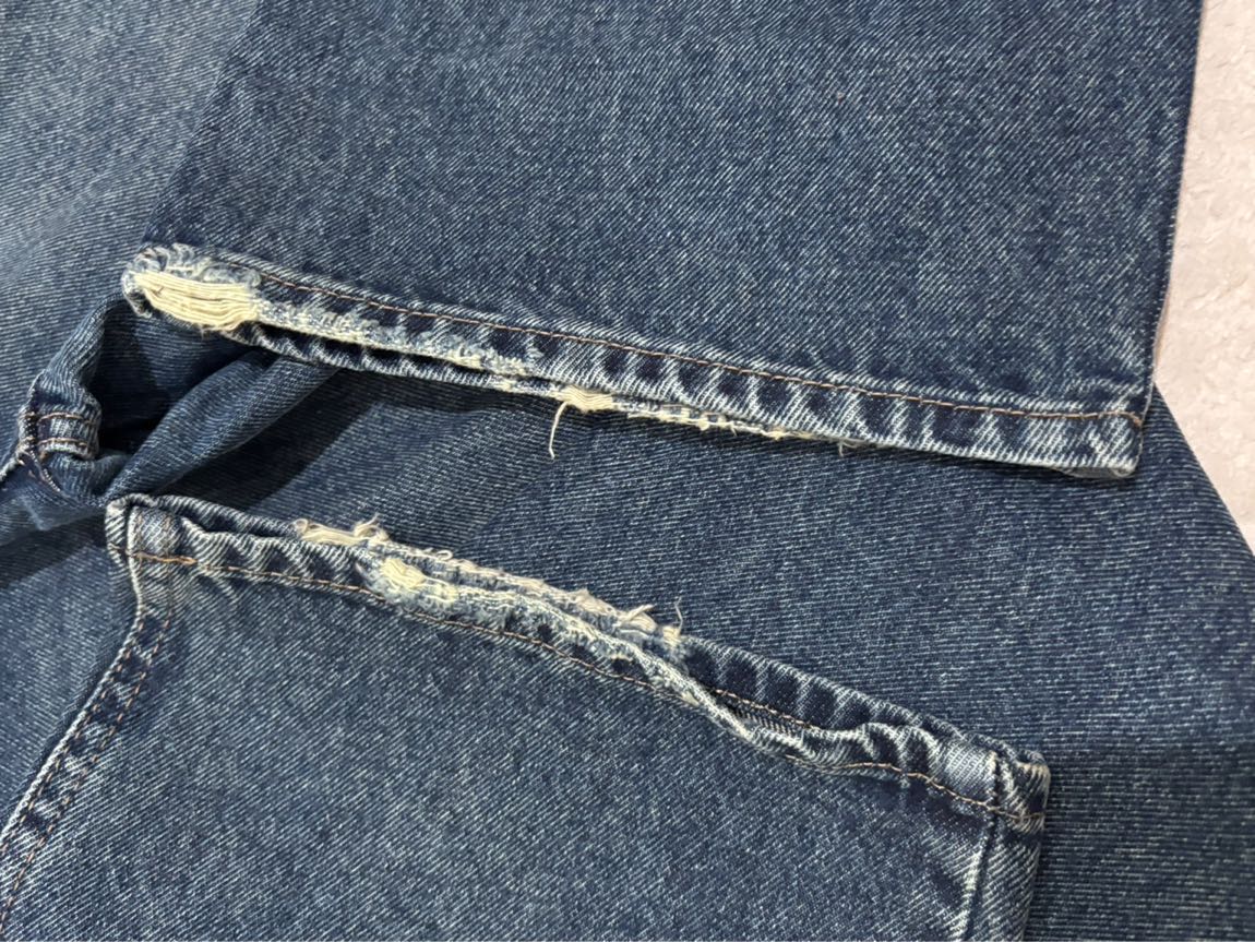 Koyu Mavi Yüksek Bel Straight Jean Panto — görsel 5/8