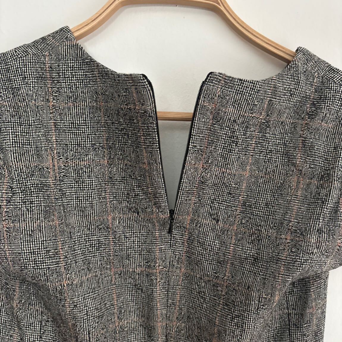 Alexander McQueen Gri Yün Elbise — görsel 4/6