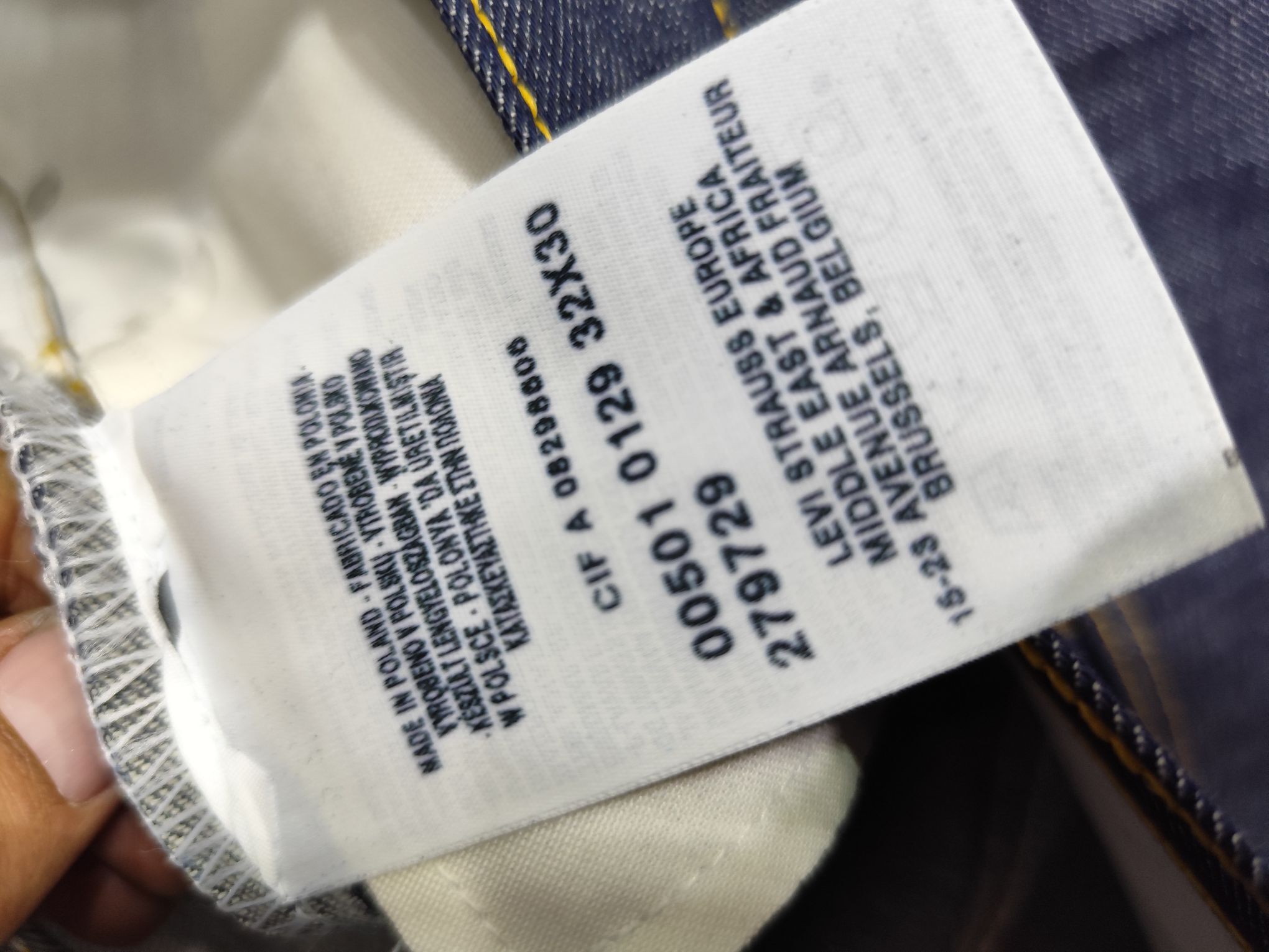 ORJ 501 Levi's Vintage Denim Jeans 👖 — görsel 11/11