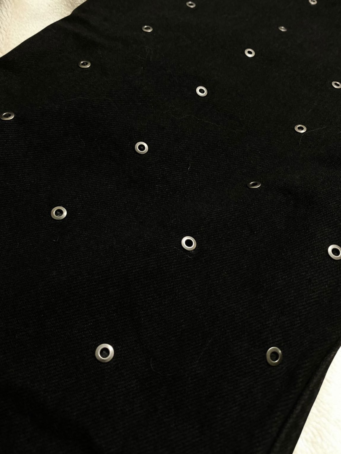 Mango Zımba Detaylı Delikli Barrel Jean — görsel 8/8