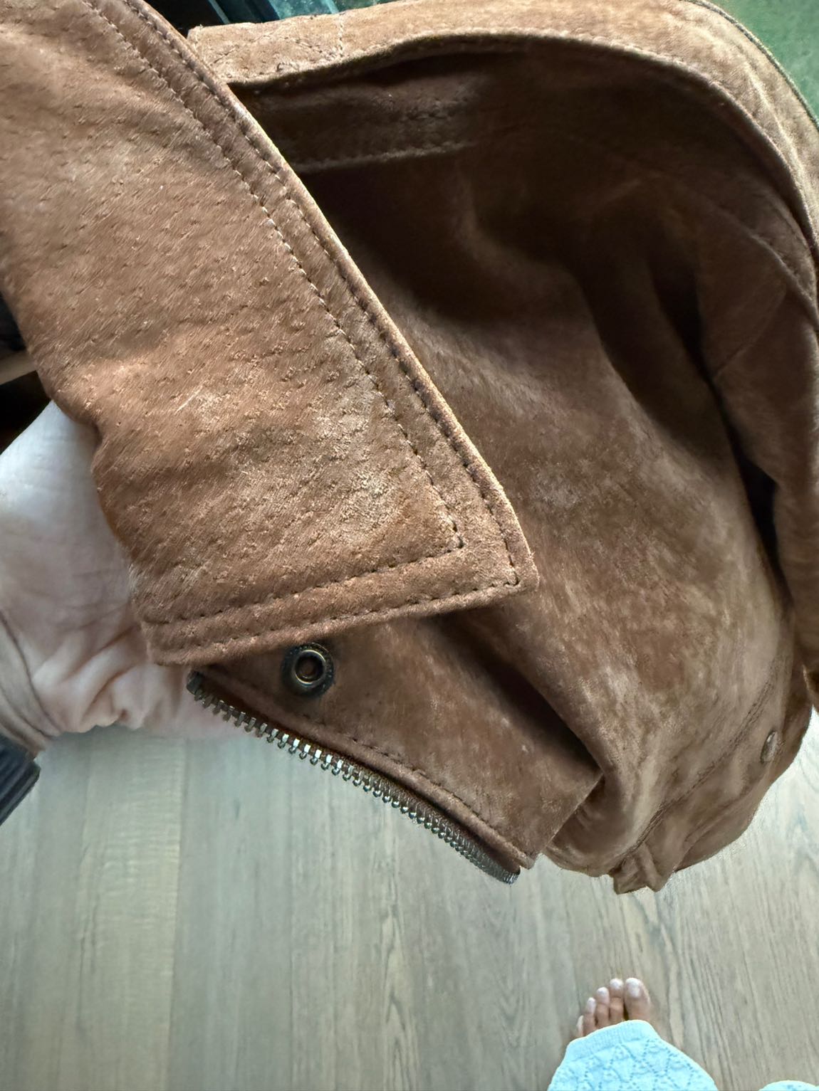 Zara %100 deri bomber — görsel 4/7
