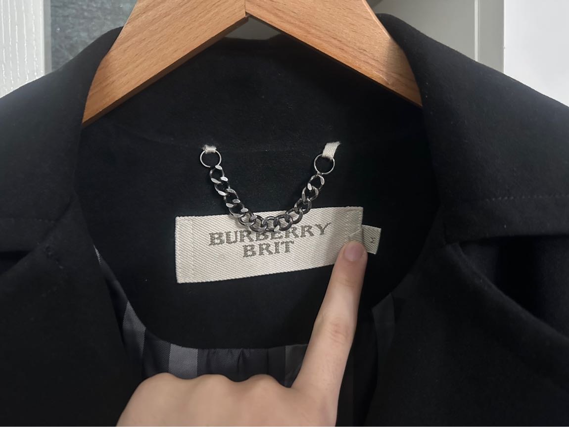 BURBERRY BRIT Siyah Kadın Kaban — görsel 7/9