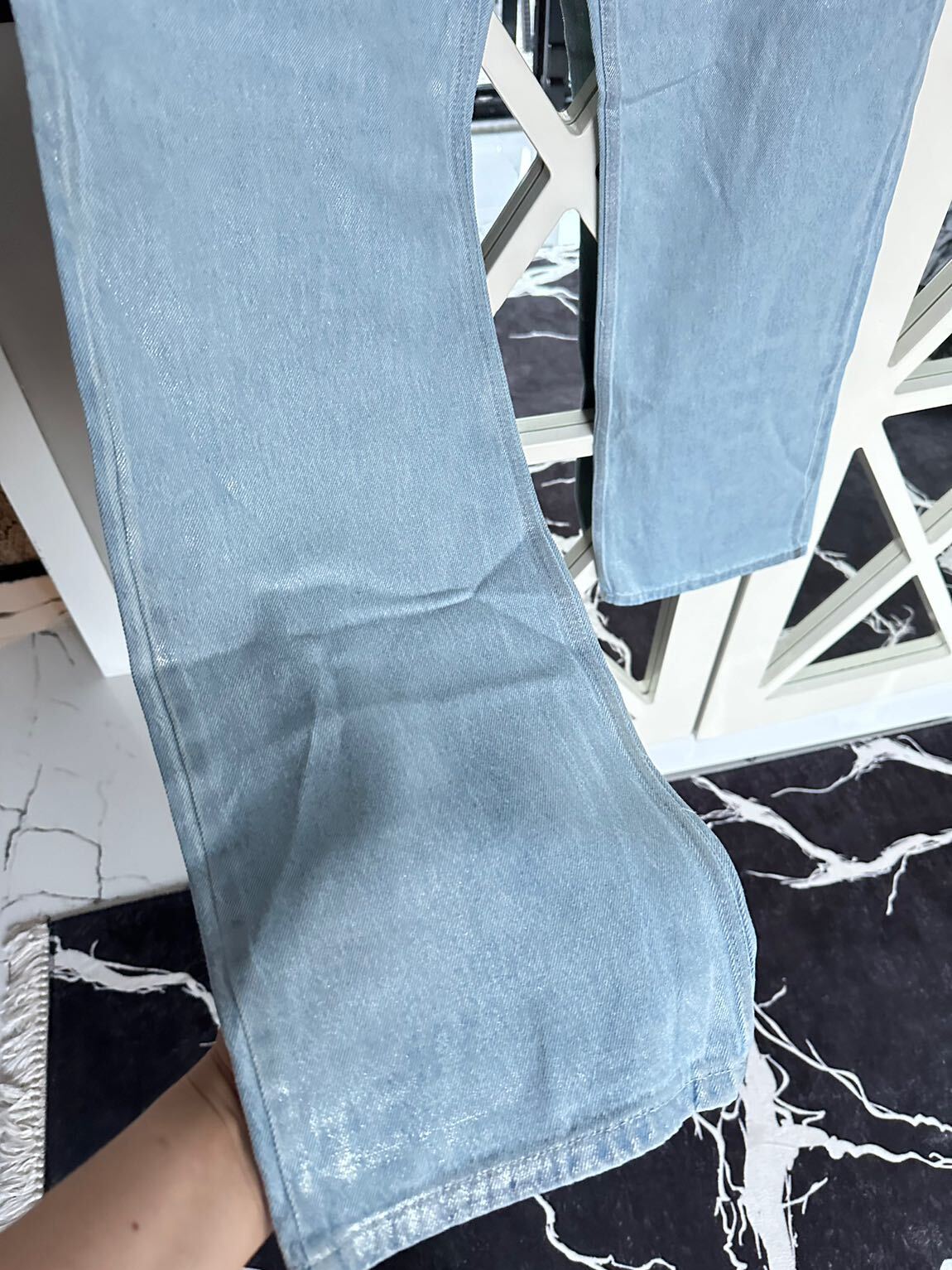 Varaklı jean pantolon — görsel 3/6