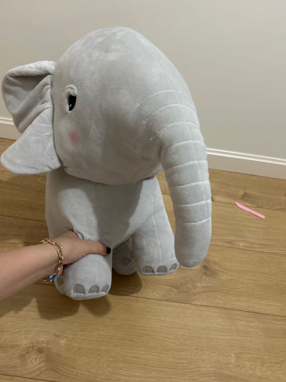 Gri Peluş Fil Oyuncak — görsel 2/6