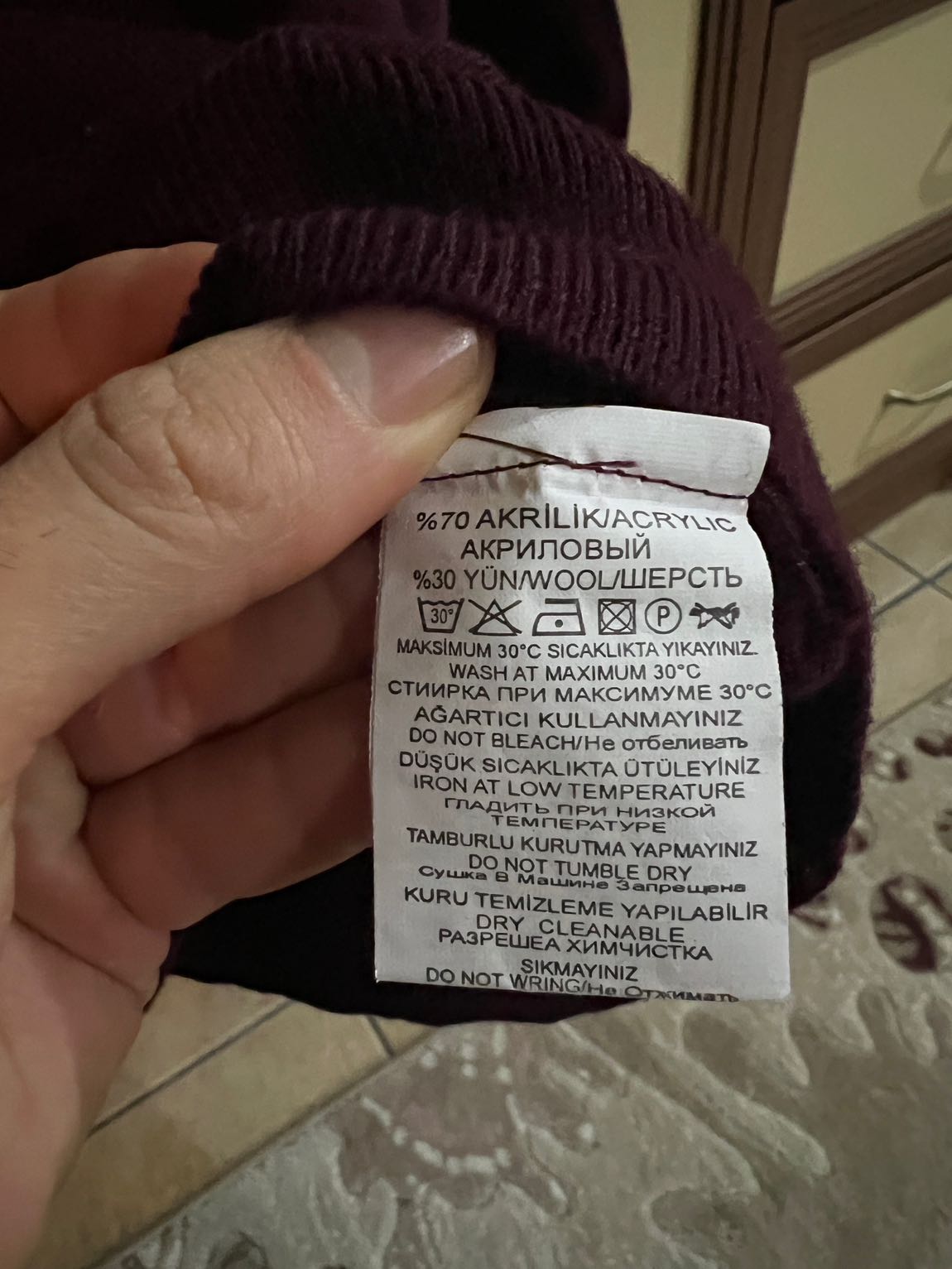 Özel Üretim Yün kazak — görsel 2/5