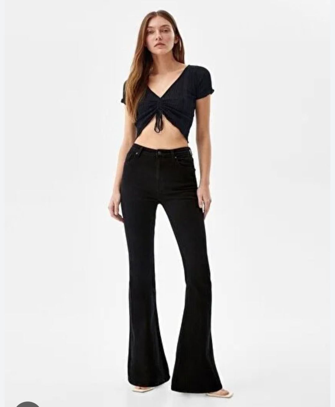 bershka flare jeans — görsel 3/8