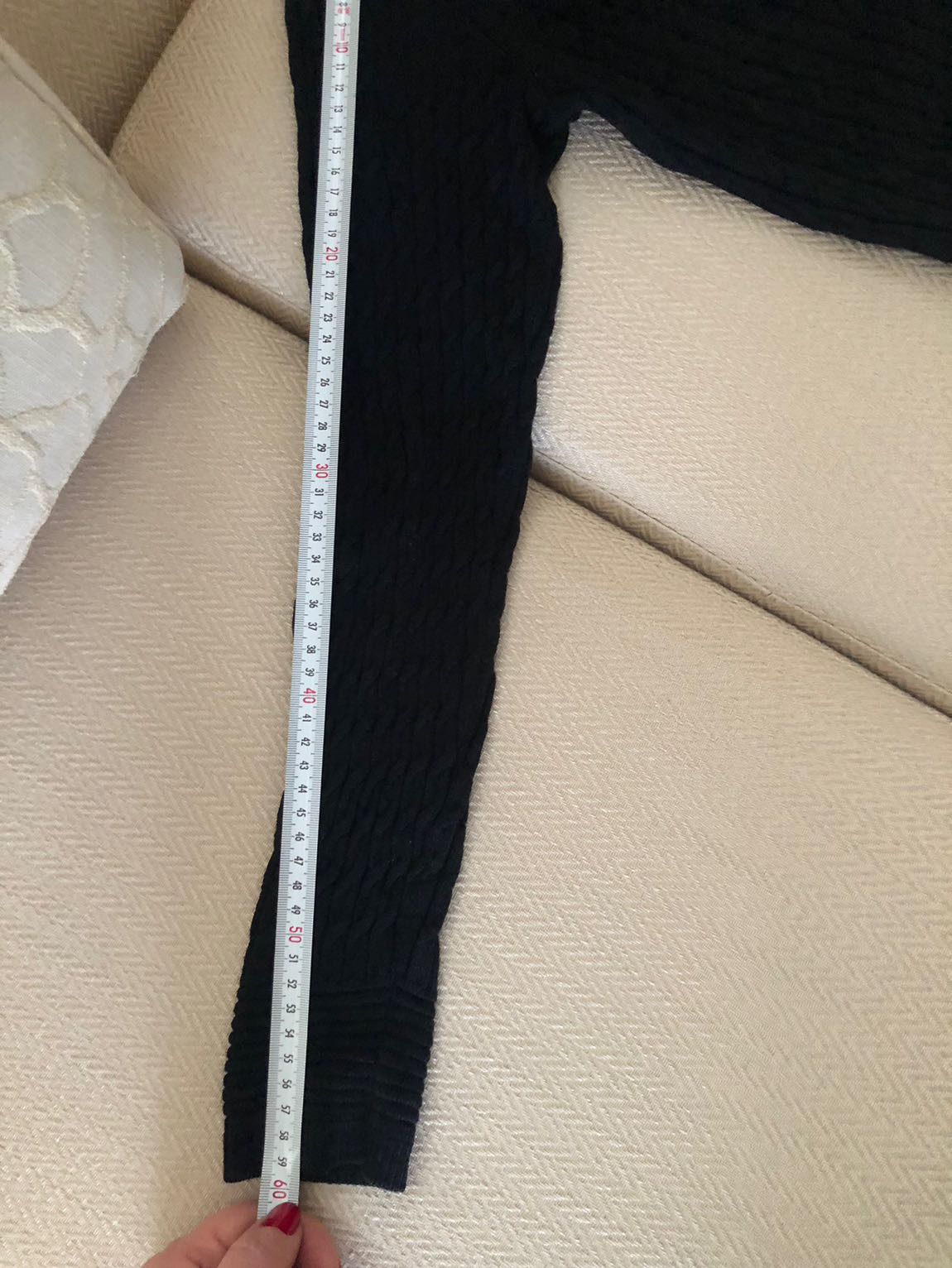 #lacoste orijinal siyah v yaka kazak — görsel 9/9