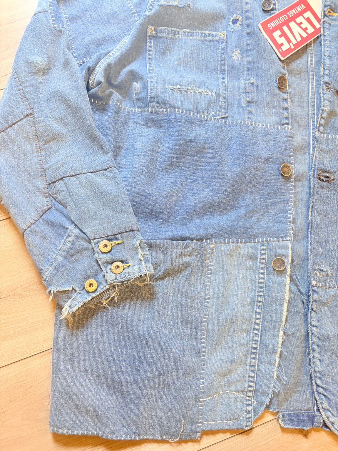 Levi's Vintage Clothing patchwork denim — görsel 2/9