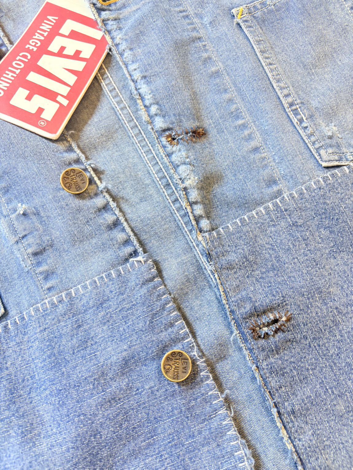 Levi's Vintage Clothing patchwork denim — görsel 3/9