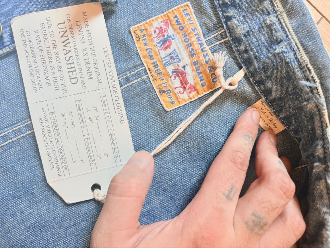 Levi's Vintage Clothing patchwork denim — görsel 6/9