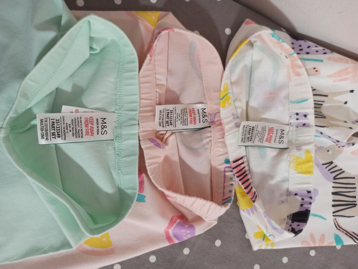 🌸 M&S ÜÇLÜ KIZ TAYT 🌸 — görsel 8/8