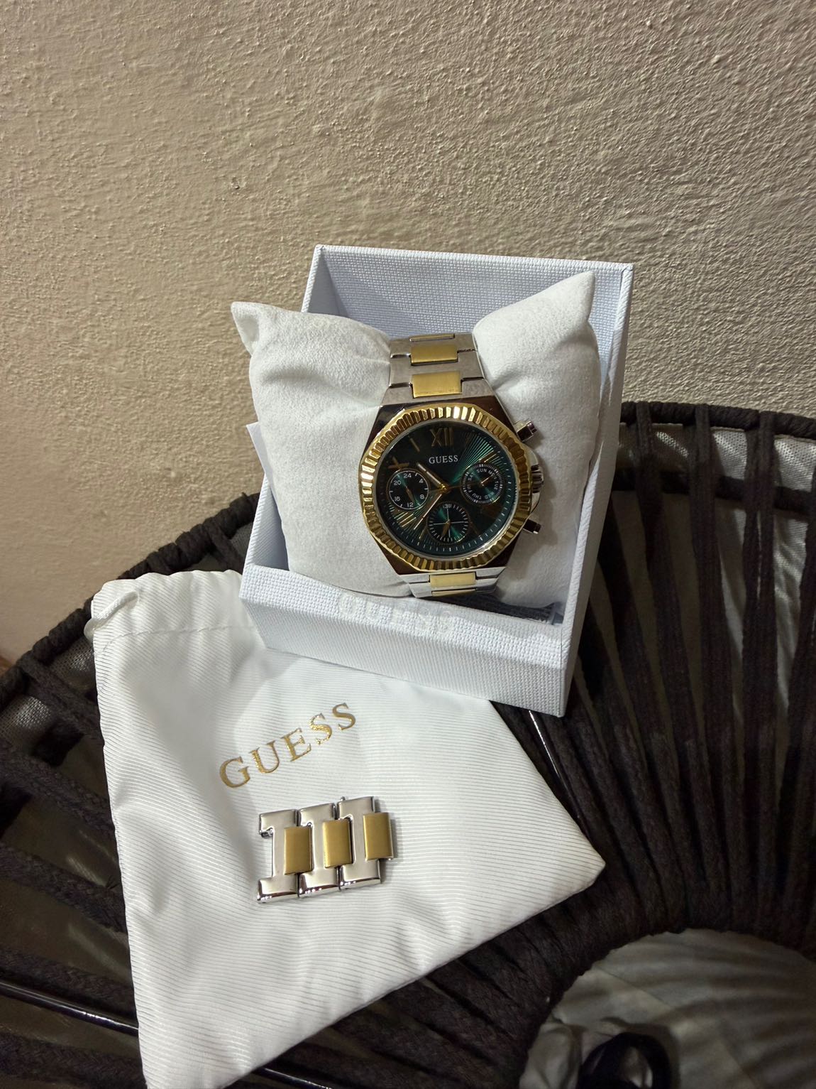 Guess Saat Kombin Çelik Kadın Gümüş Altı — görsel 2/5