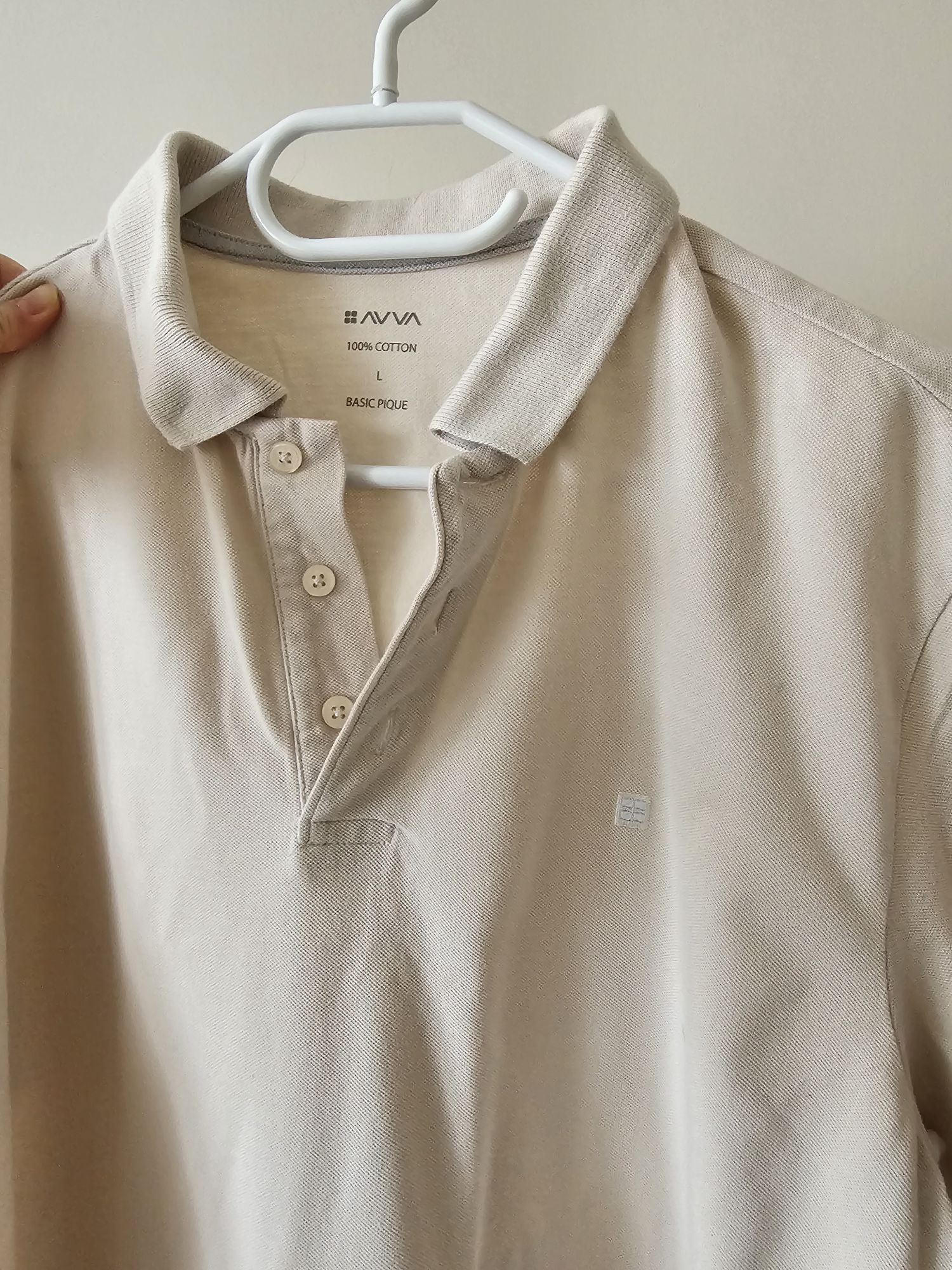 Avva Bej Polo Yaka T-Shirt — görsel 3/5
