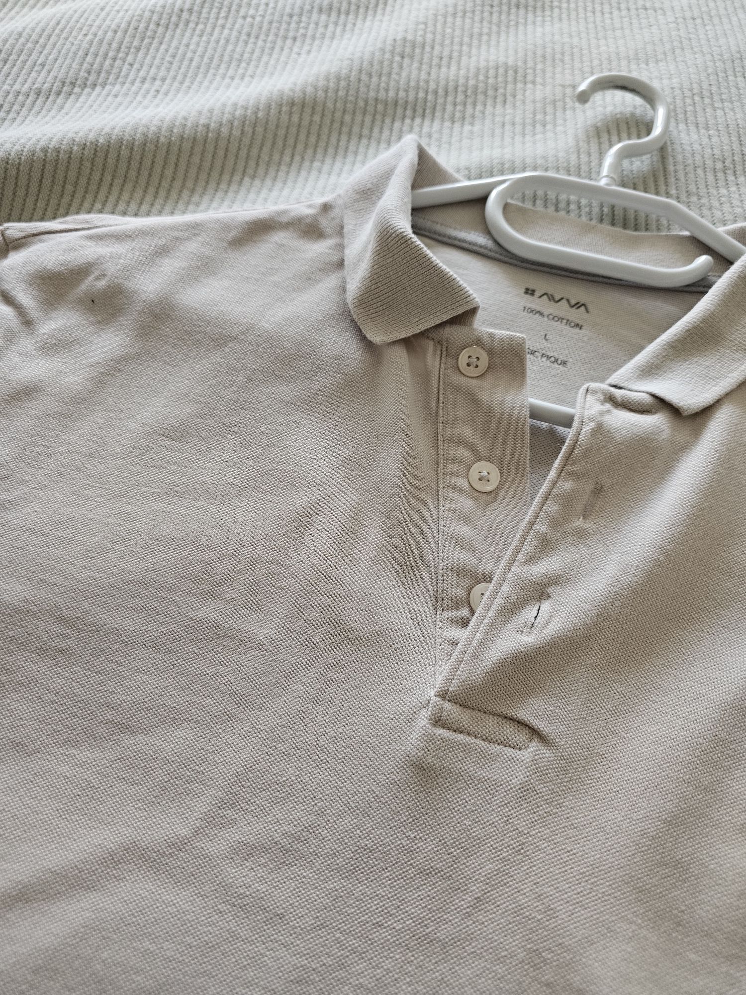 Avva Bej Polo Yaka T-Shirt — görsel 5/5