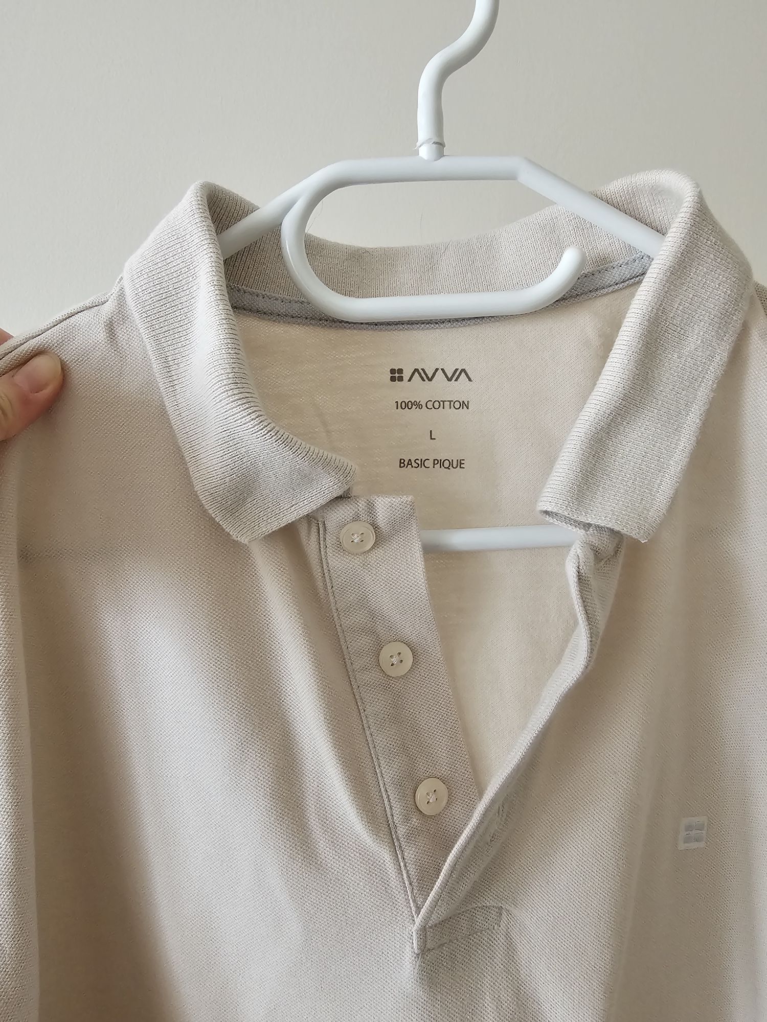 Avva Bej Polo Yaka T-Shirt — görsel 2/5