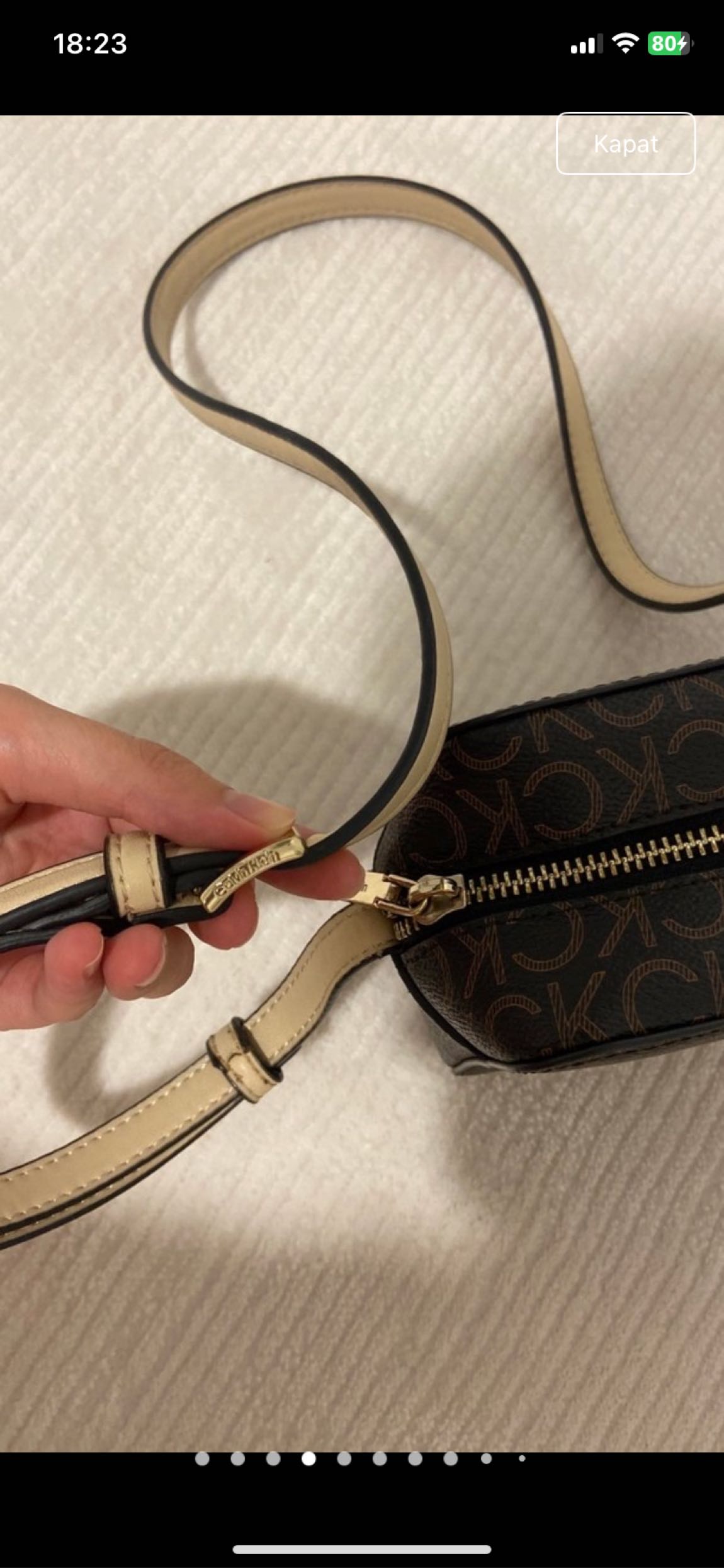 Calvin Klein Desenli Çanta — görsel 4/11